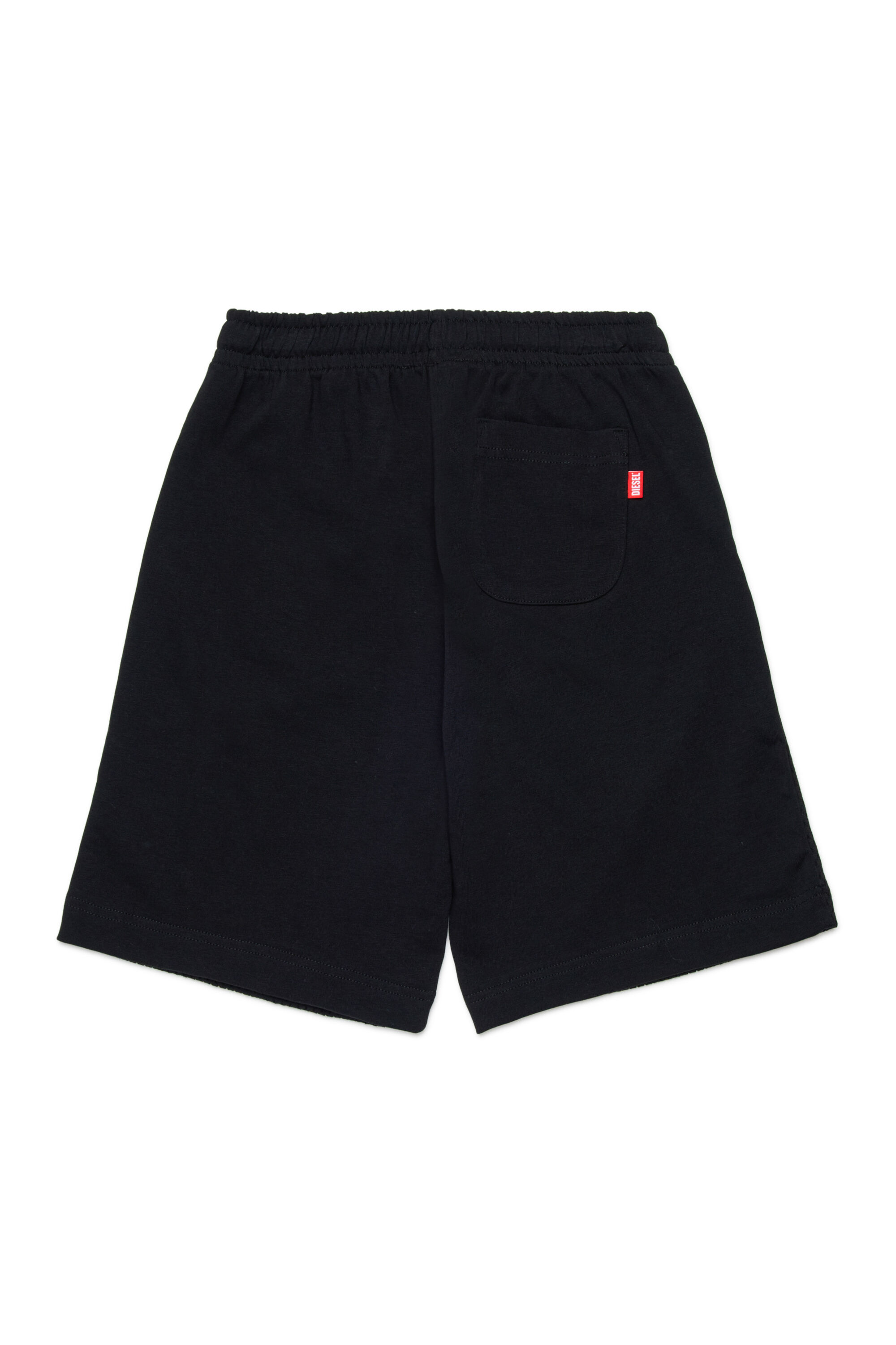 Diesel - PMESH, Man's Bermuda shorts in cotton mesh in Black - 2