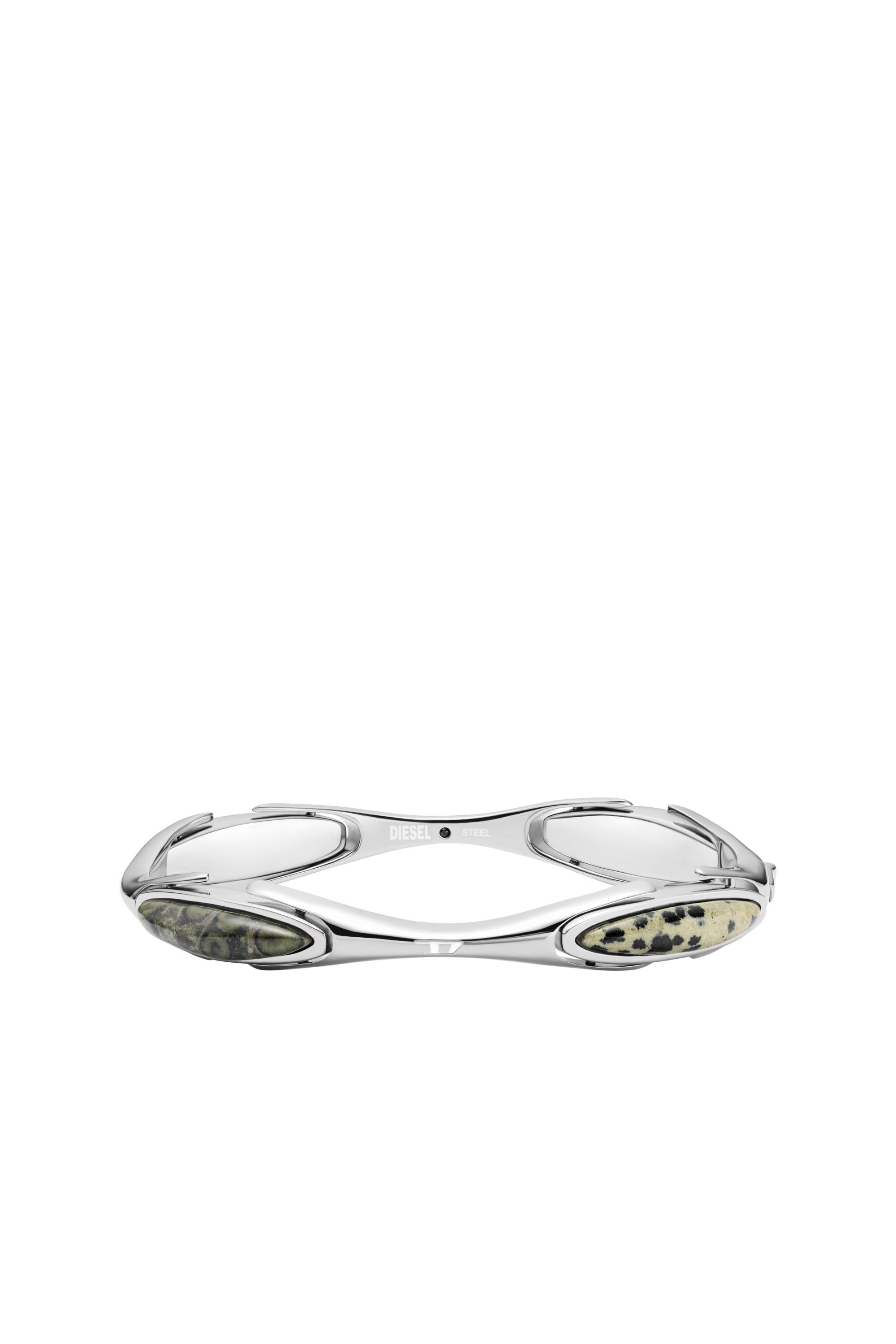 Diesel - DX167840 JEWELLERY, Unisex's Stainless Steel Bangle Bracelet in Silver - 2