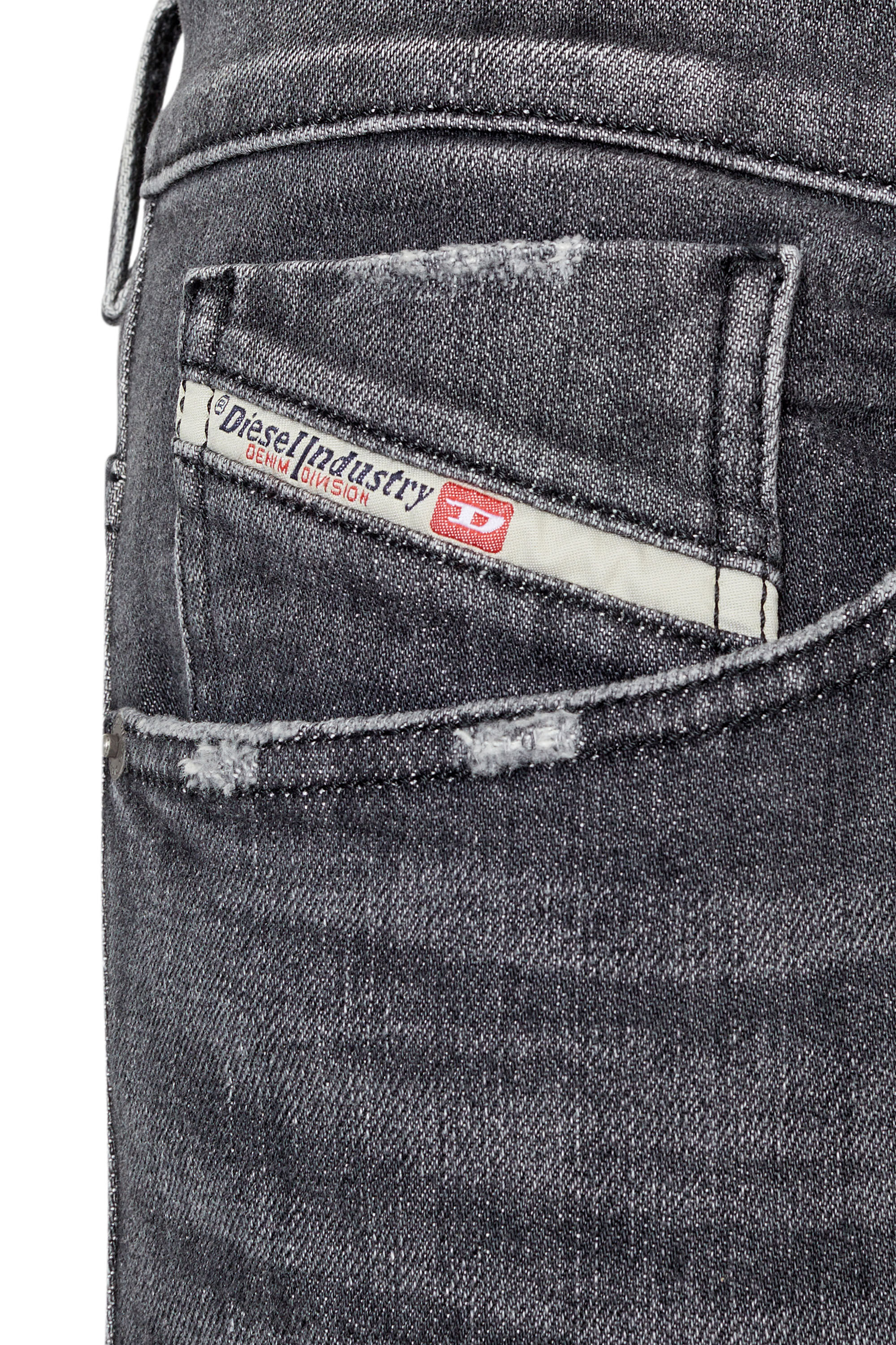 Diesel - 2005 D-Fining 09E46 Tapered Jeans, Black/Dark grey - Image 6