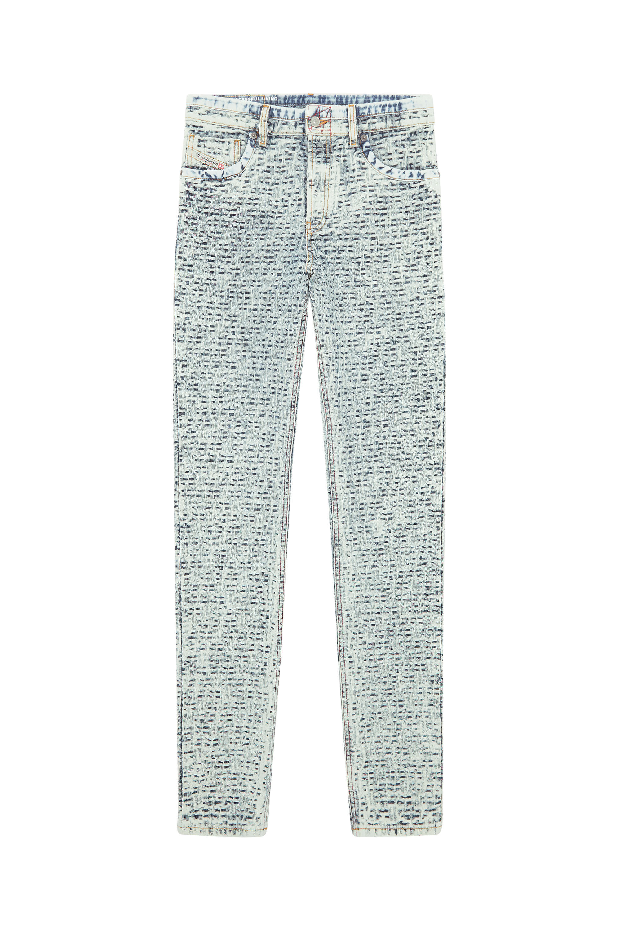 Diesel - 1995 D-Sark 0EMAA Straight Jeans, Light Blue - Image 2