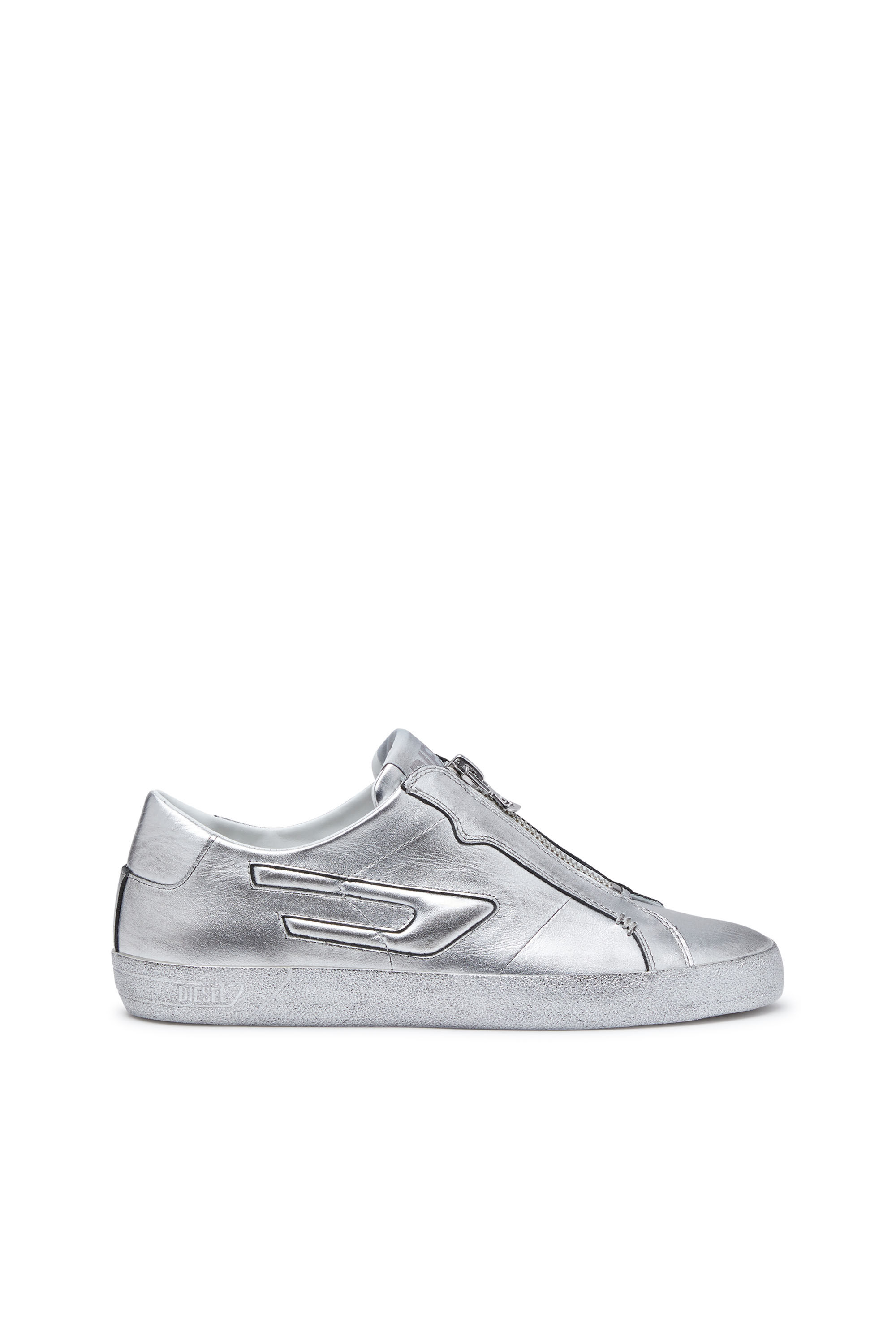 Diesel - S-LEROJI ZIP LOW, Silver - Image 1