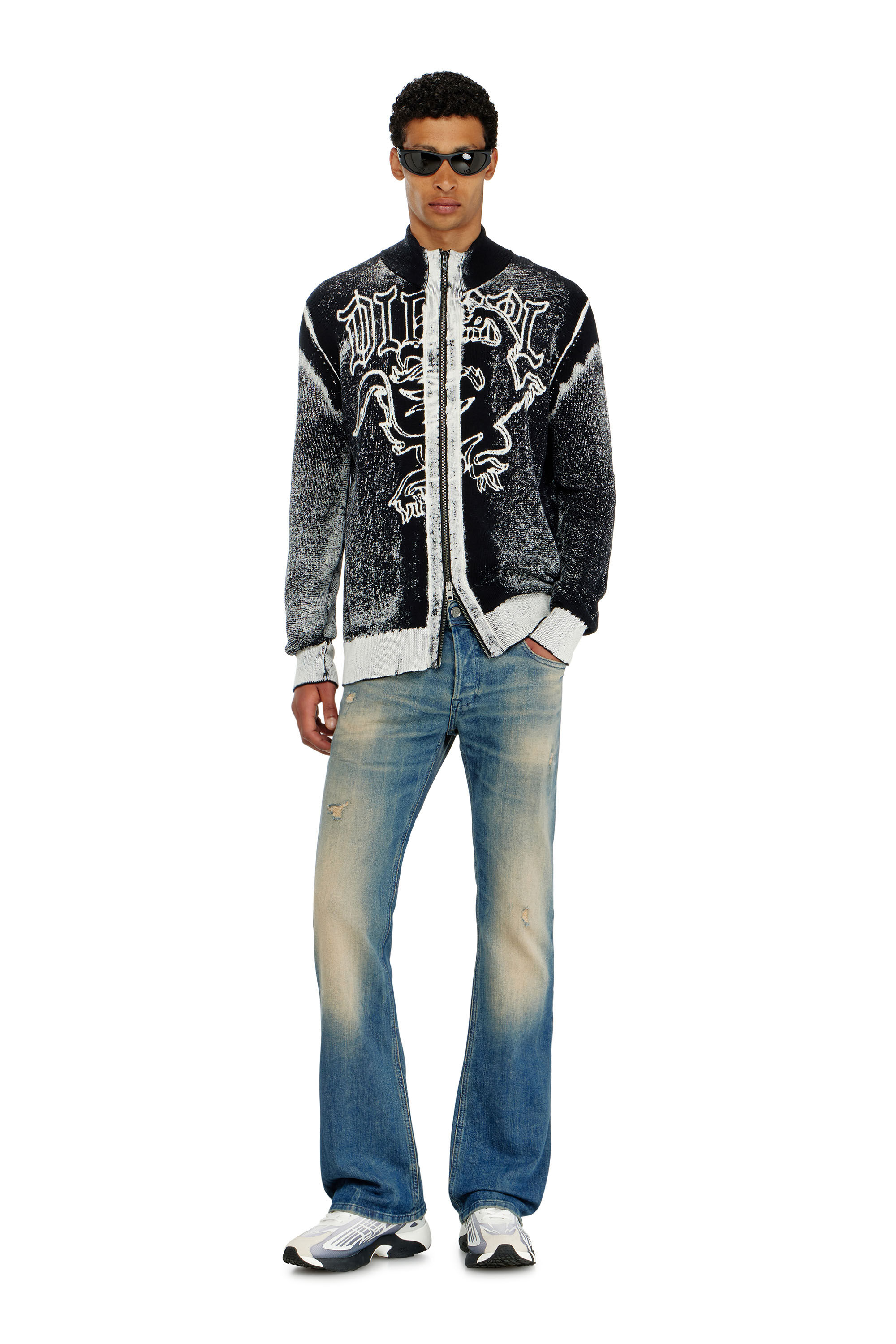 Diesel - Man's Bootcut Jeans 2007 Zatiny 0KBBW, Medium blue - 1