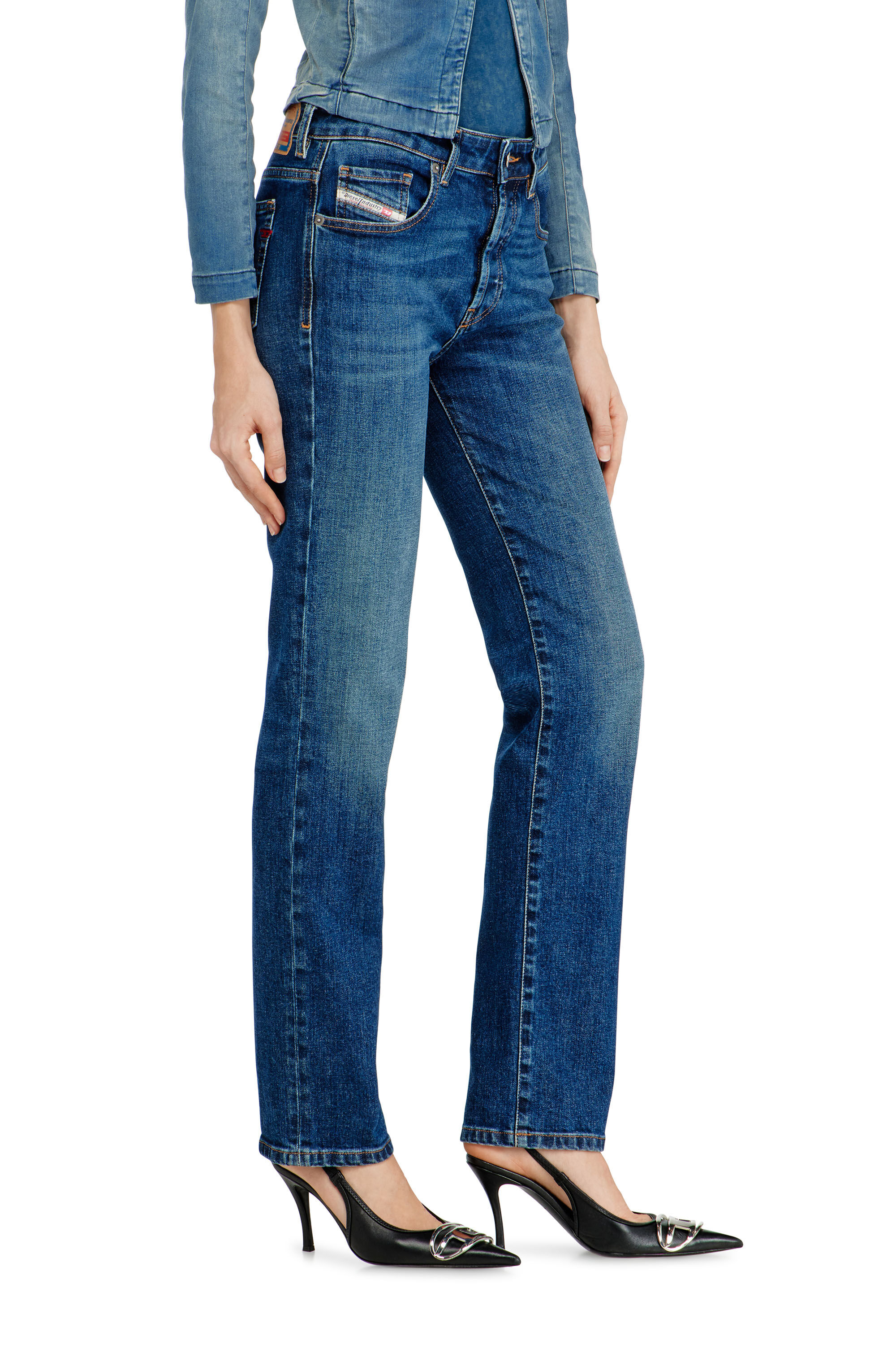 Diesel - Woman's Regular Jeans 1989 D-Mine 09I28, Dark Blue - 7