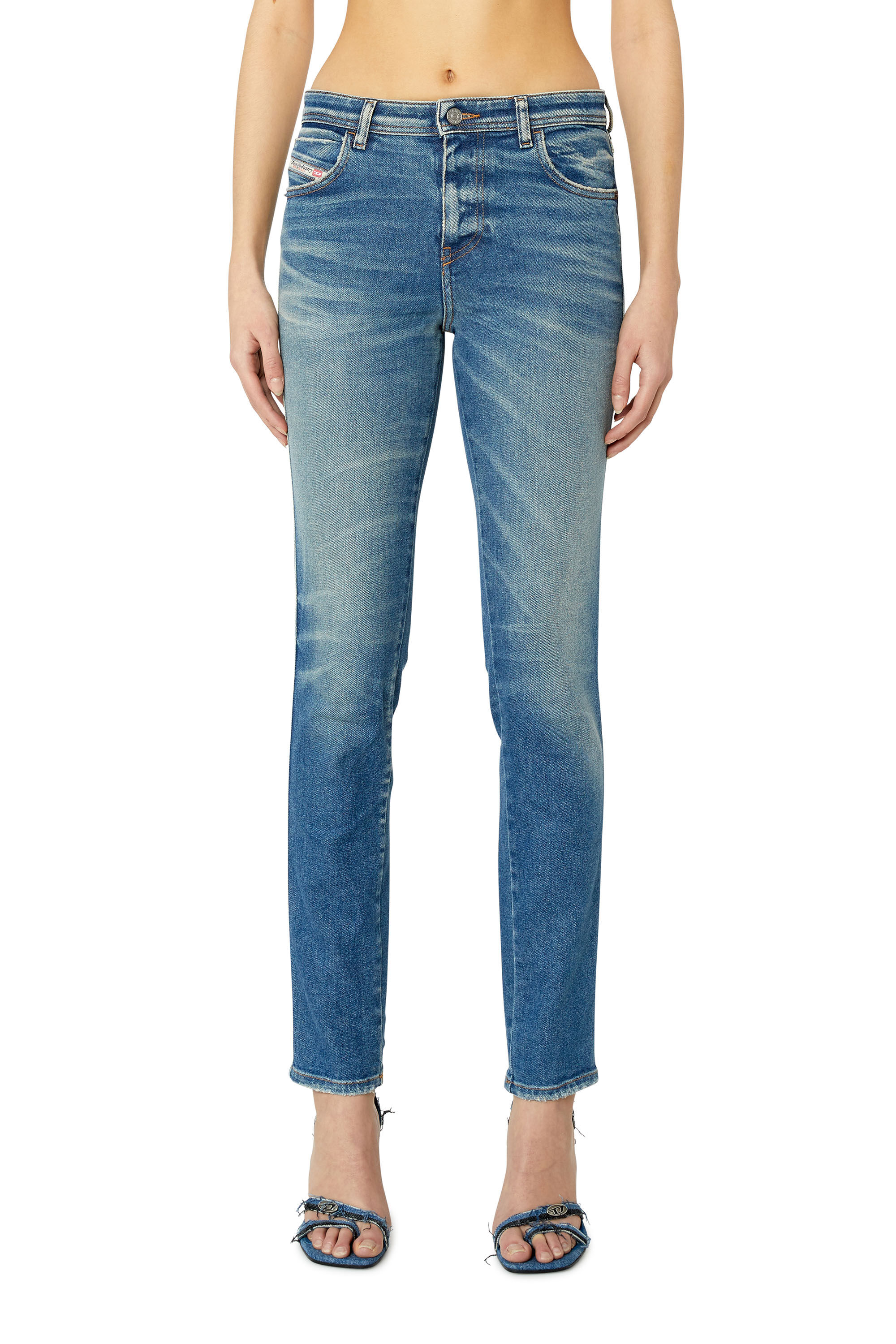 Diesel - Skinny Jeans 2015 Babhila 09E88, Medium blue - Image 3