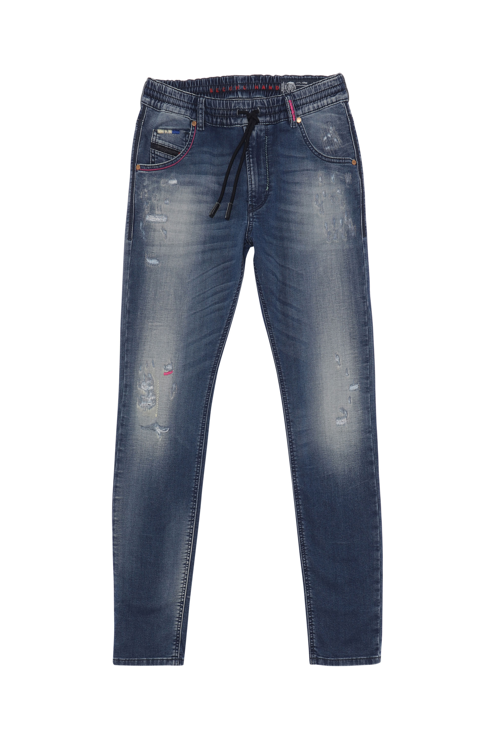Diesel - KRAILEY JoggJeans&reg;, Woman's Diesel Woman - Jeans Medium blue in Dark Blue - 1