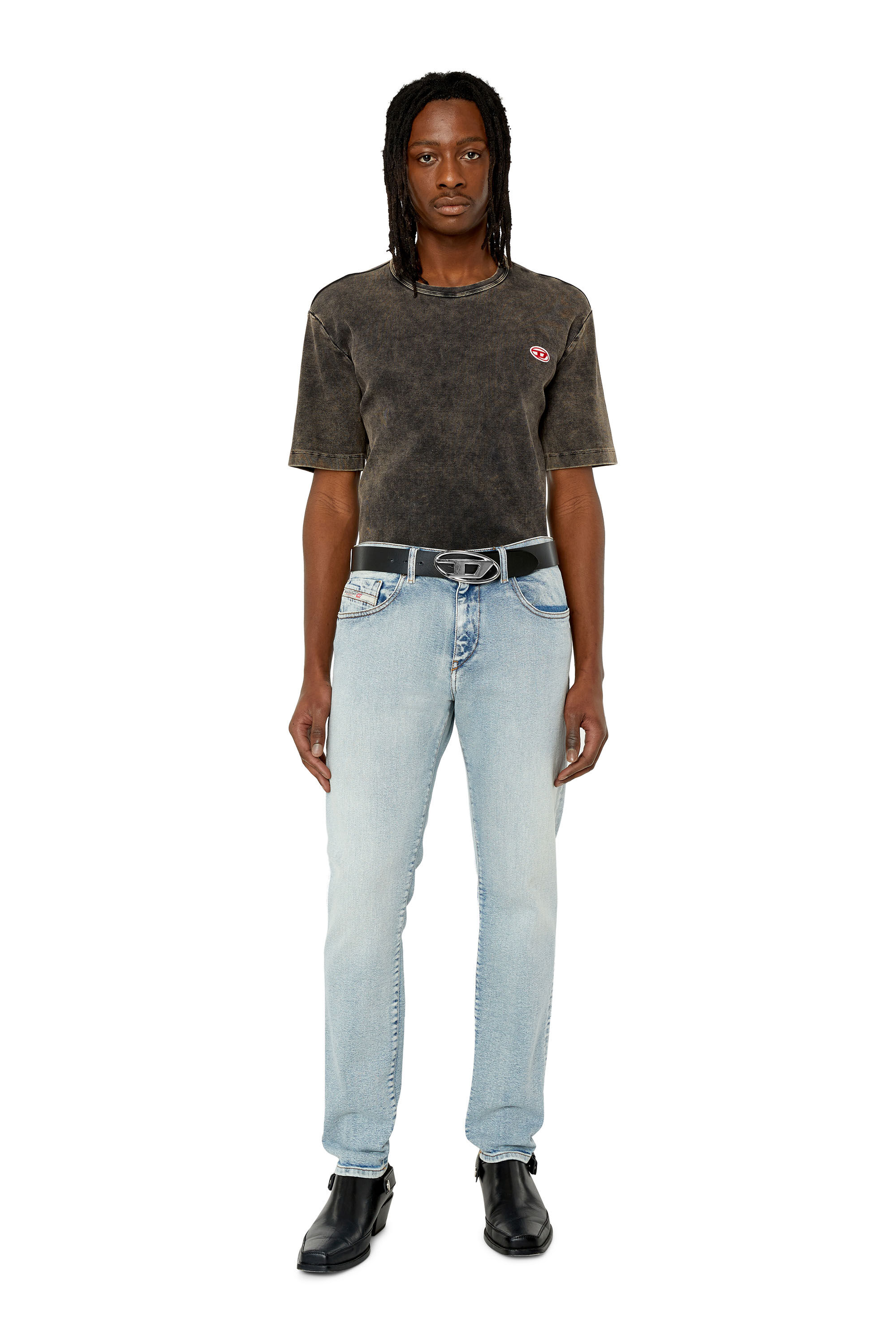Diesel - Slim Jeans 2019 D-Strukt 9C08L, Light Blue - Image 1