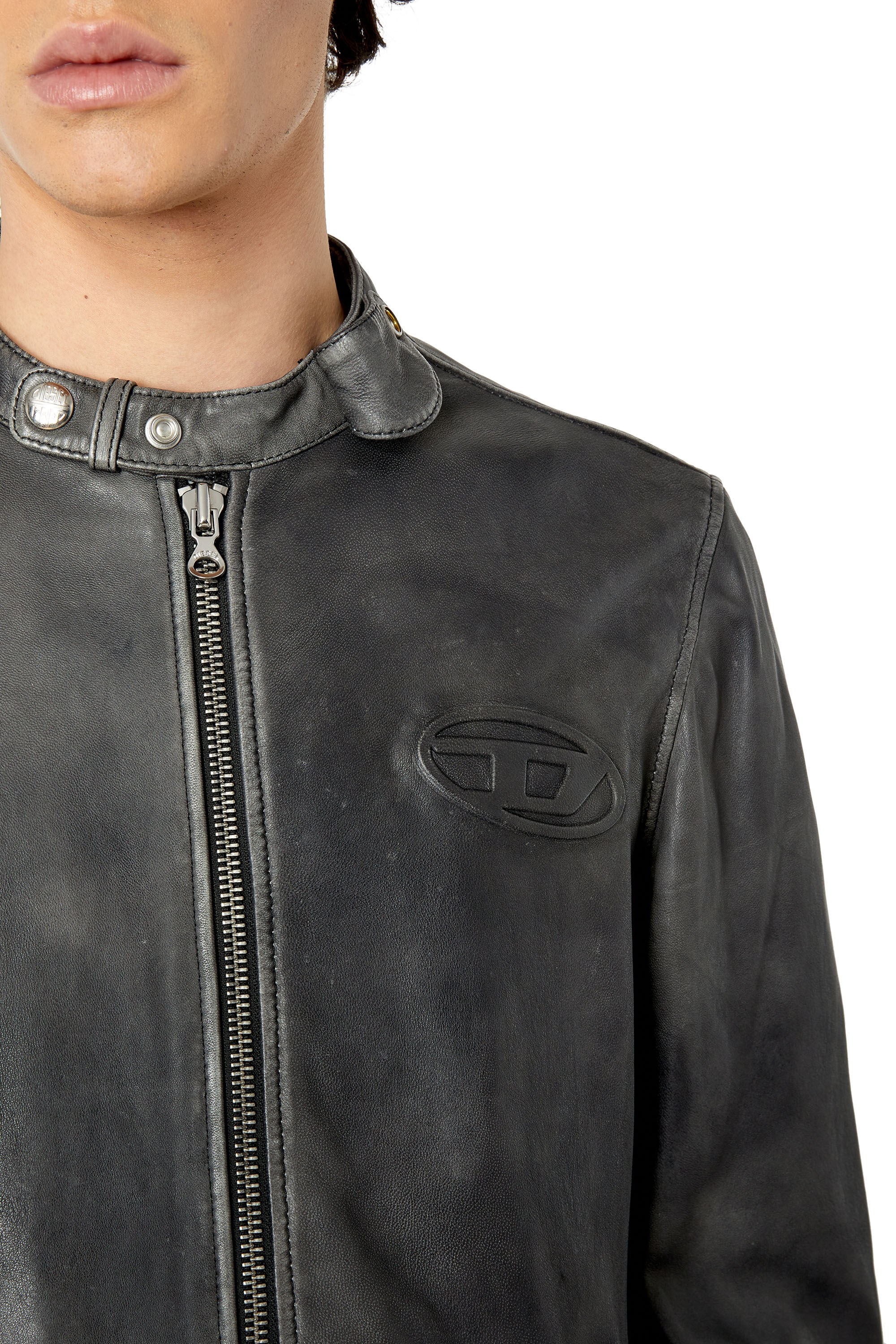 DIESELDIESEL leather jacket - レザージャケット