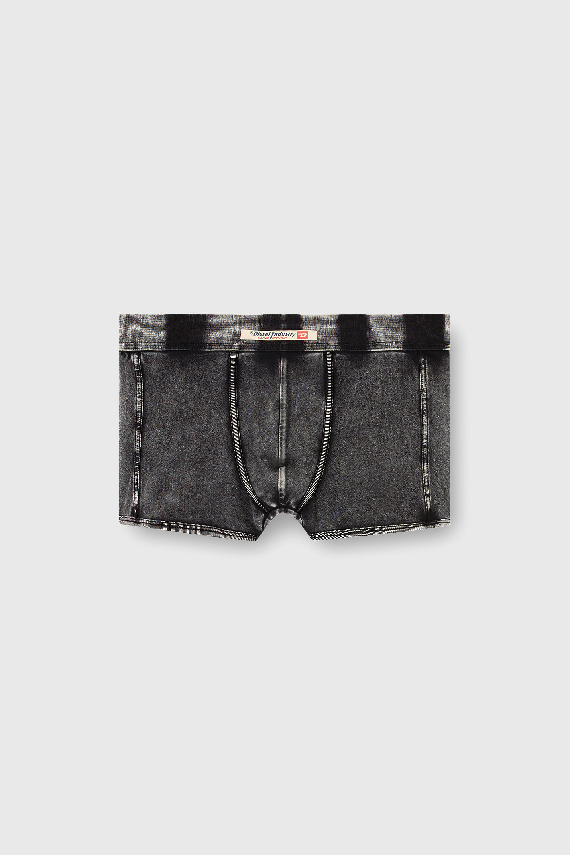 Diesel - DAMIEN-DNM, Man's Denim-effect boxer briefs in Black - 2