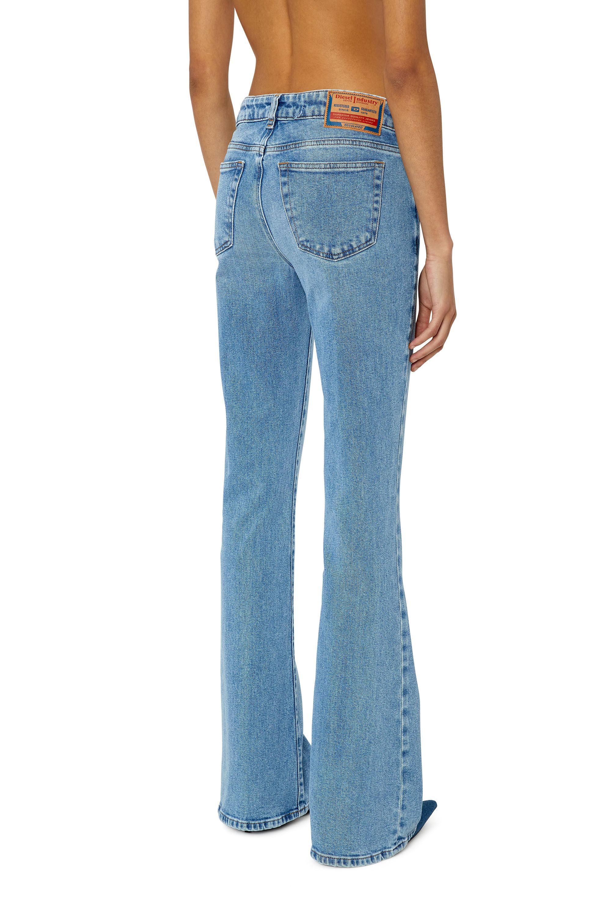 Diesel - Bootcut and Flare Jeans 1969 D-Ebbey 9B92L, Light Blue - Image 4