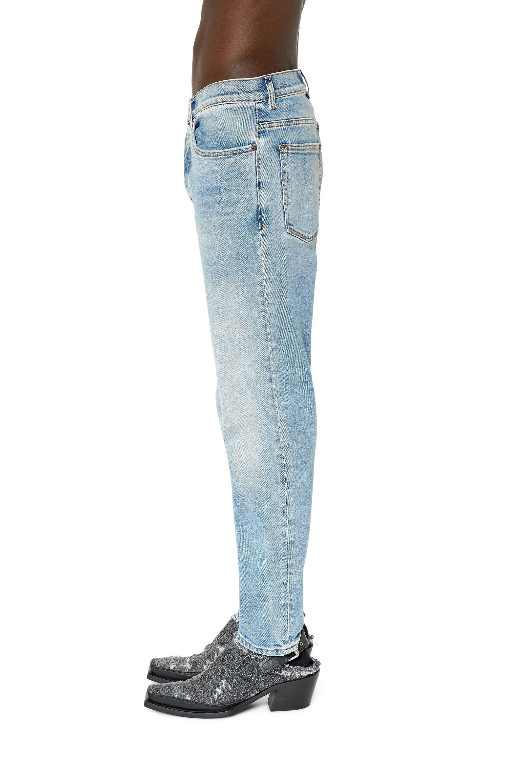 Diesel - Man's Tapered Jeans 2005 D-Fining 09E86, Light Blue - 5