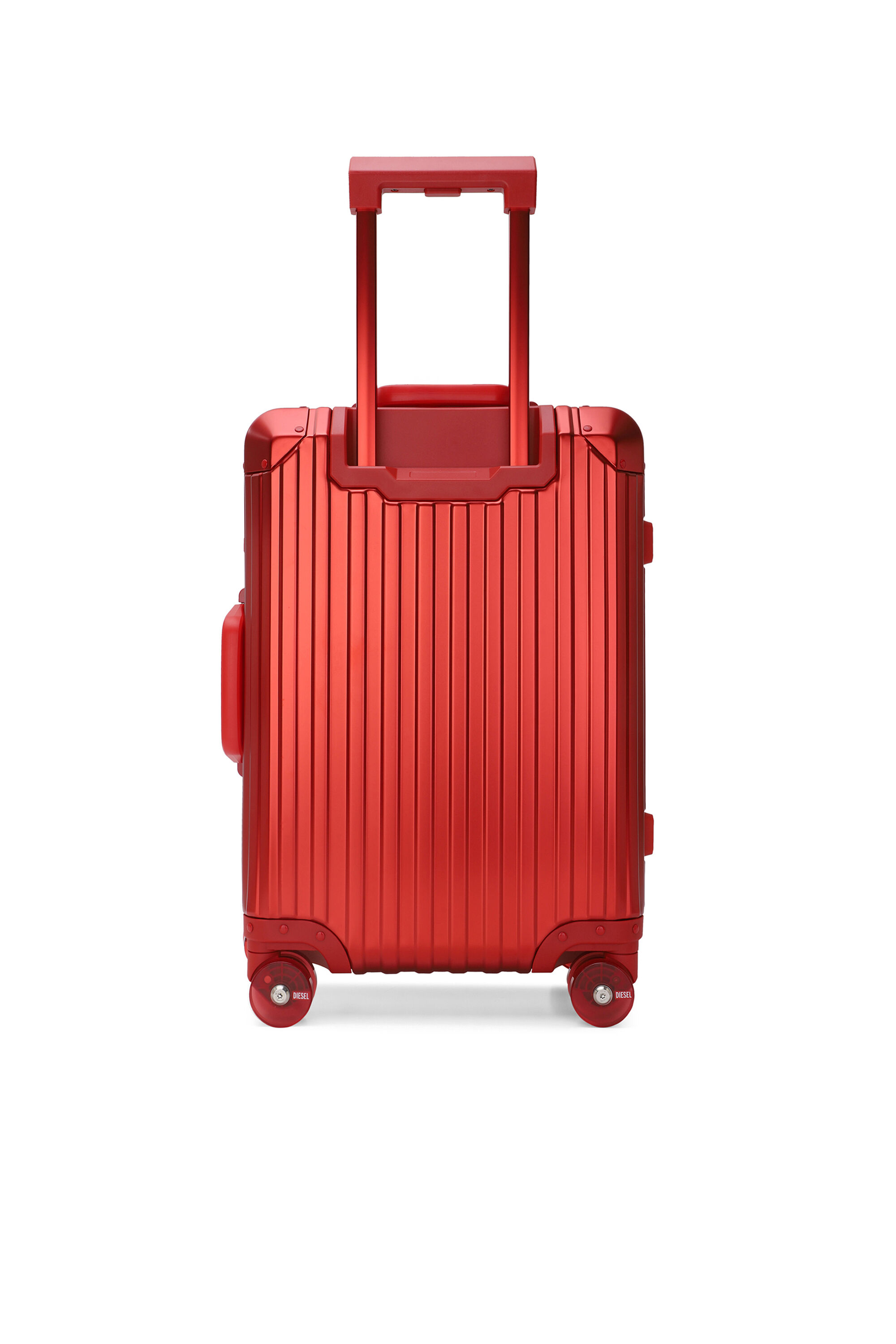 Diesel - DIESEL ALUMINUM TROLLEY- DSL002, Unisex's Aluminum suitcase size S in Red - 2