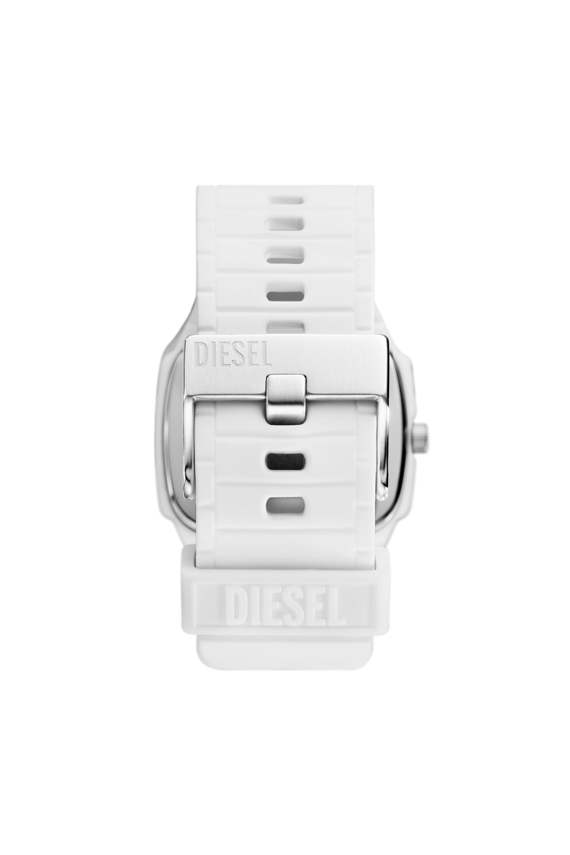 Men's Cliffhanger 2.0 three-hand white silicone watch