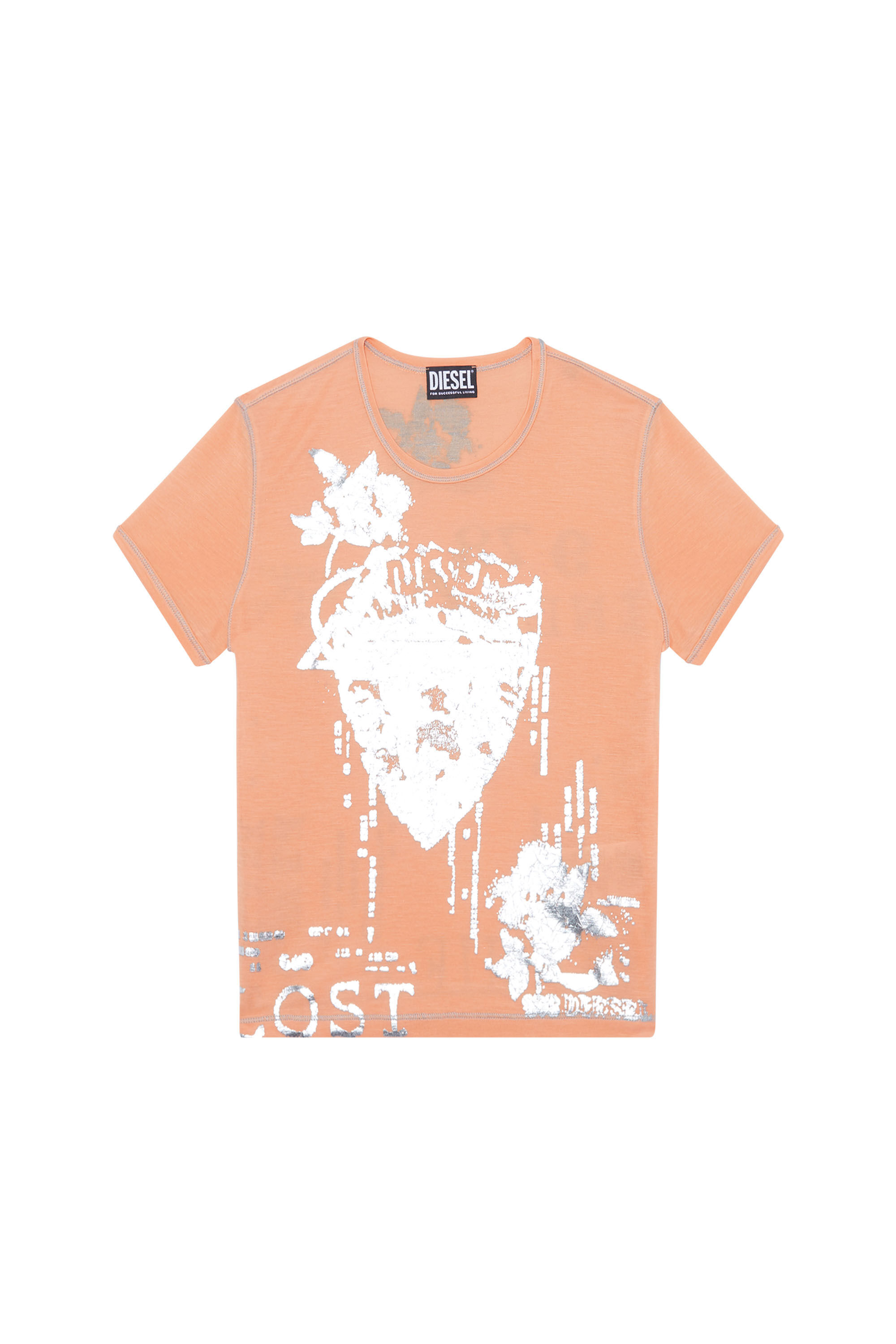 Diesel - T-UNCUTIE-LONG-G4, Pink - Image 5