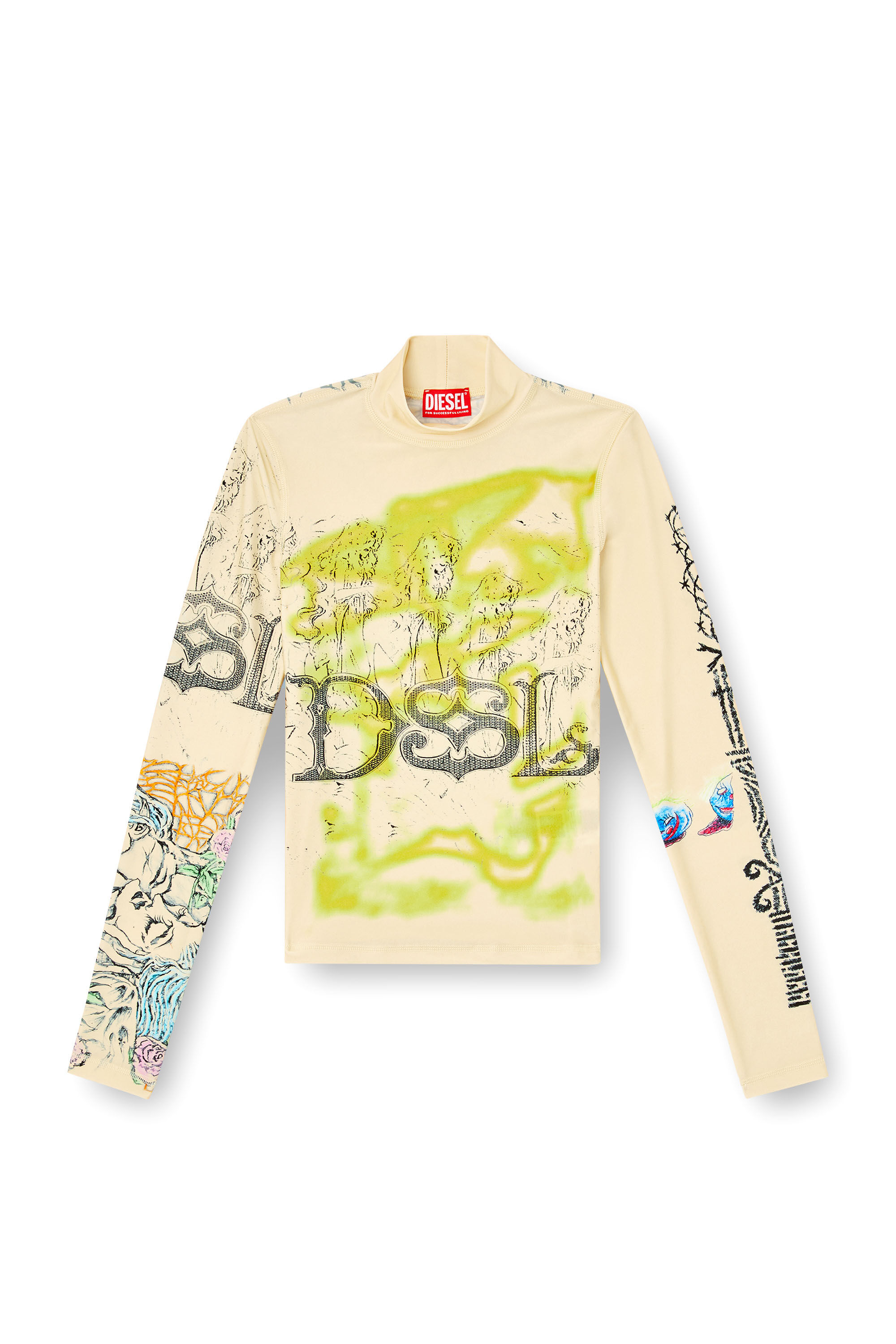Tシャツ・カットソー OFF WHITE Women Tunic Tops OWAA112S25JER00201720172 WHITE Have In Common Off-Shoulder Tunic Top - White – Piin | www