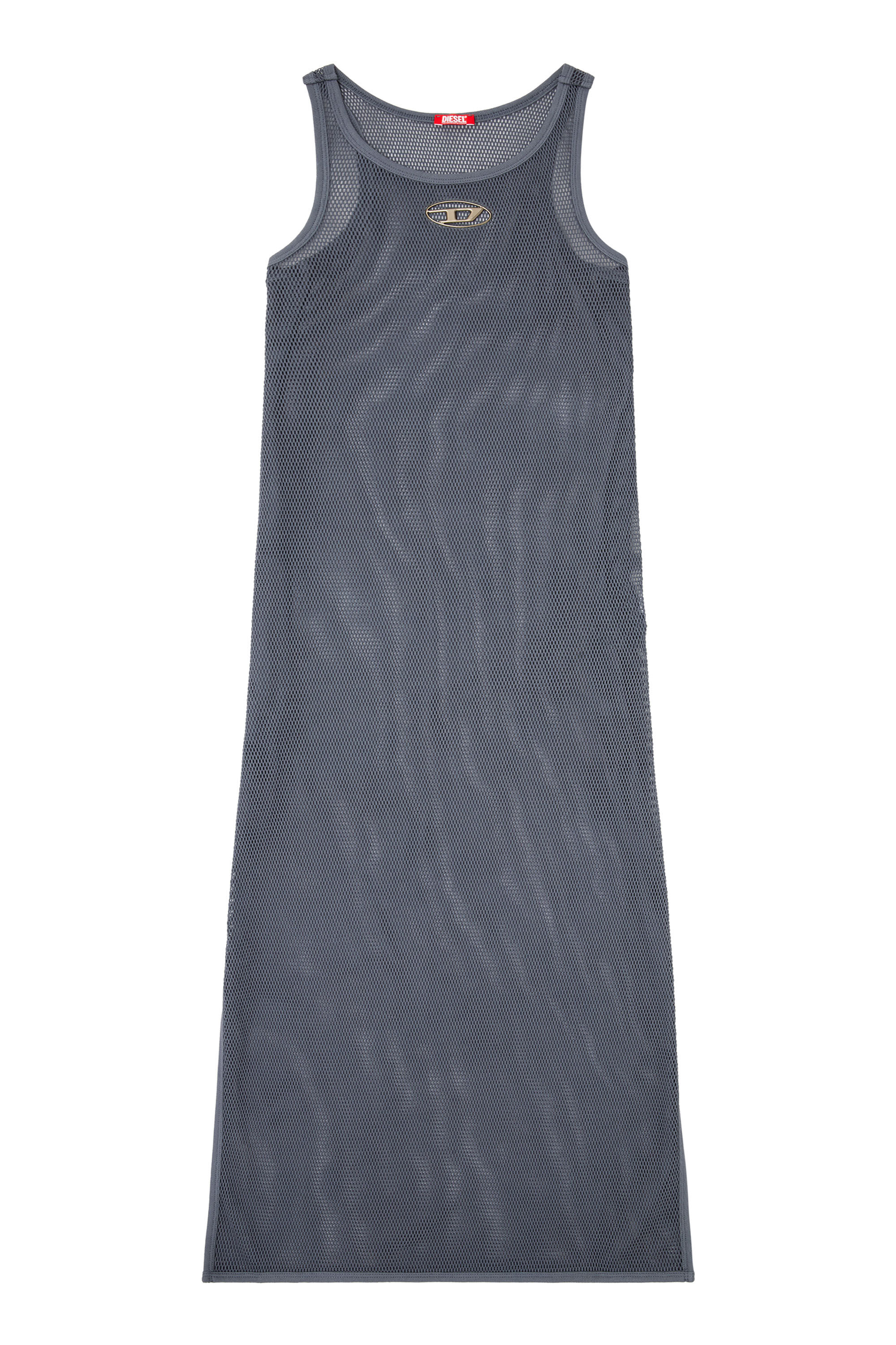 DIESEL Jennifer-Utlt マキシ ワンピース Women's Mesh beach cover-up | Grey | Diesel