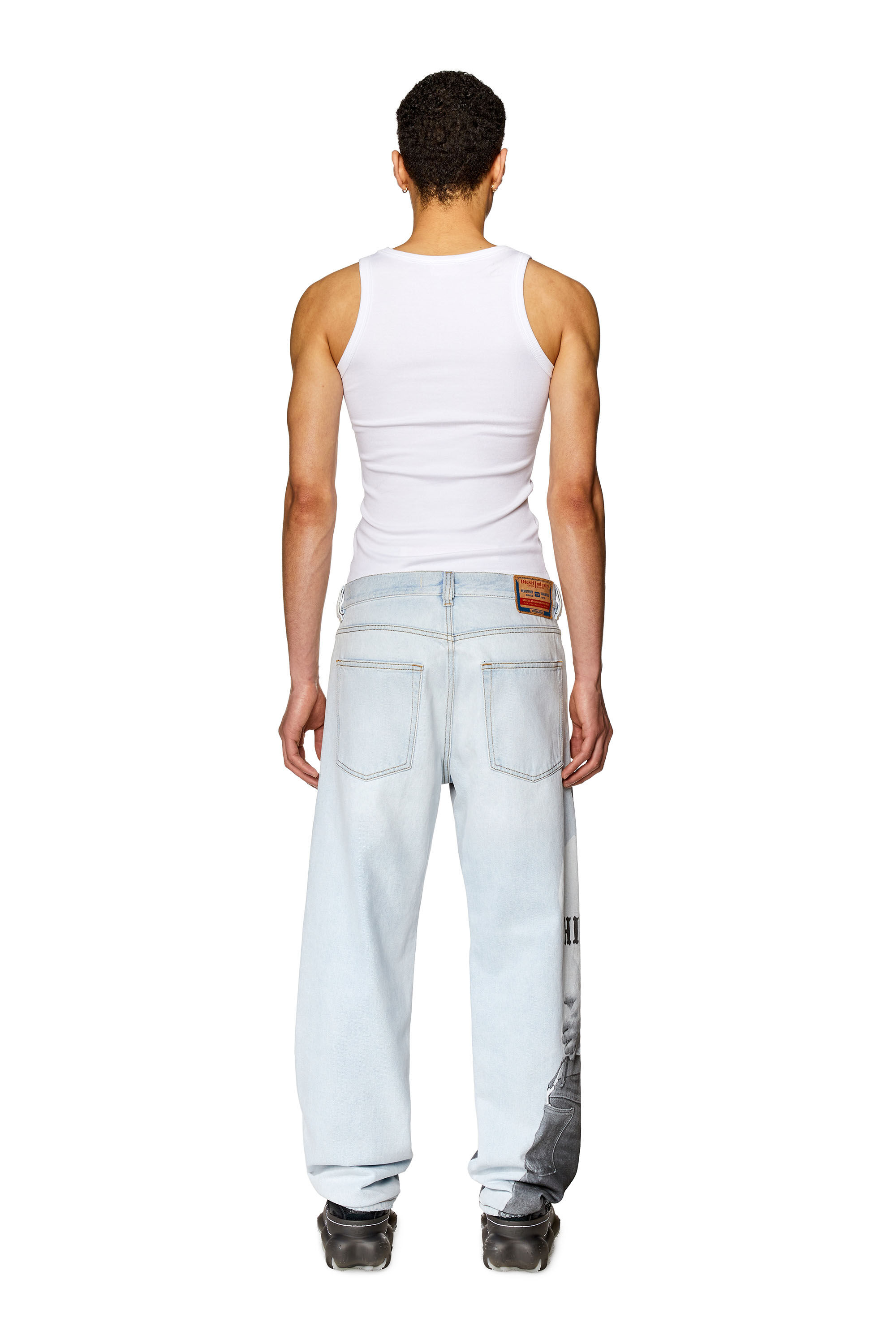 Diesel - Straight Jeans 2010 D-Macs 007U4, Light Blue - Image 4