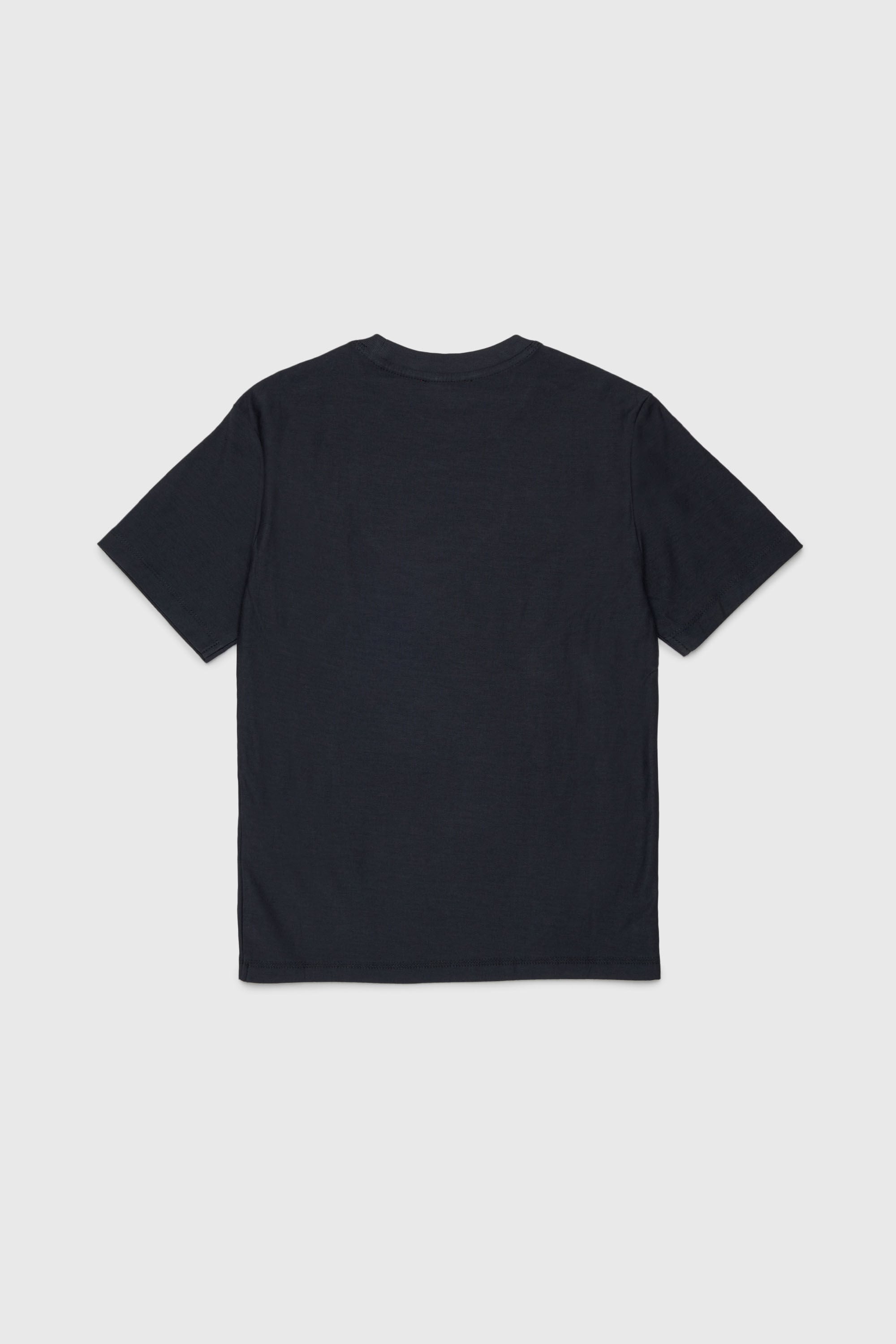 Diesel - TFRIT OVER, Man's T-shirt with Oval D logo and streaky effect in Black - 2