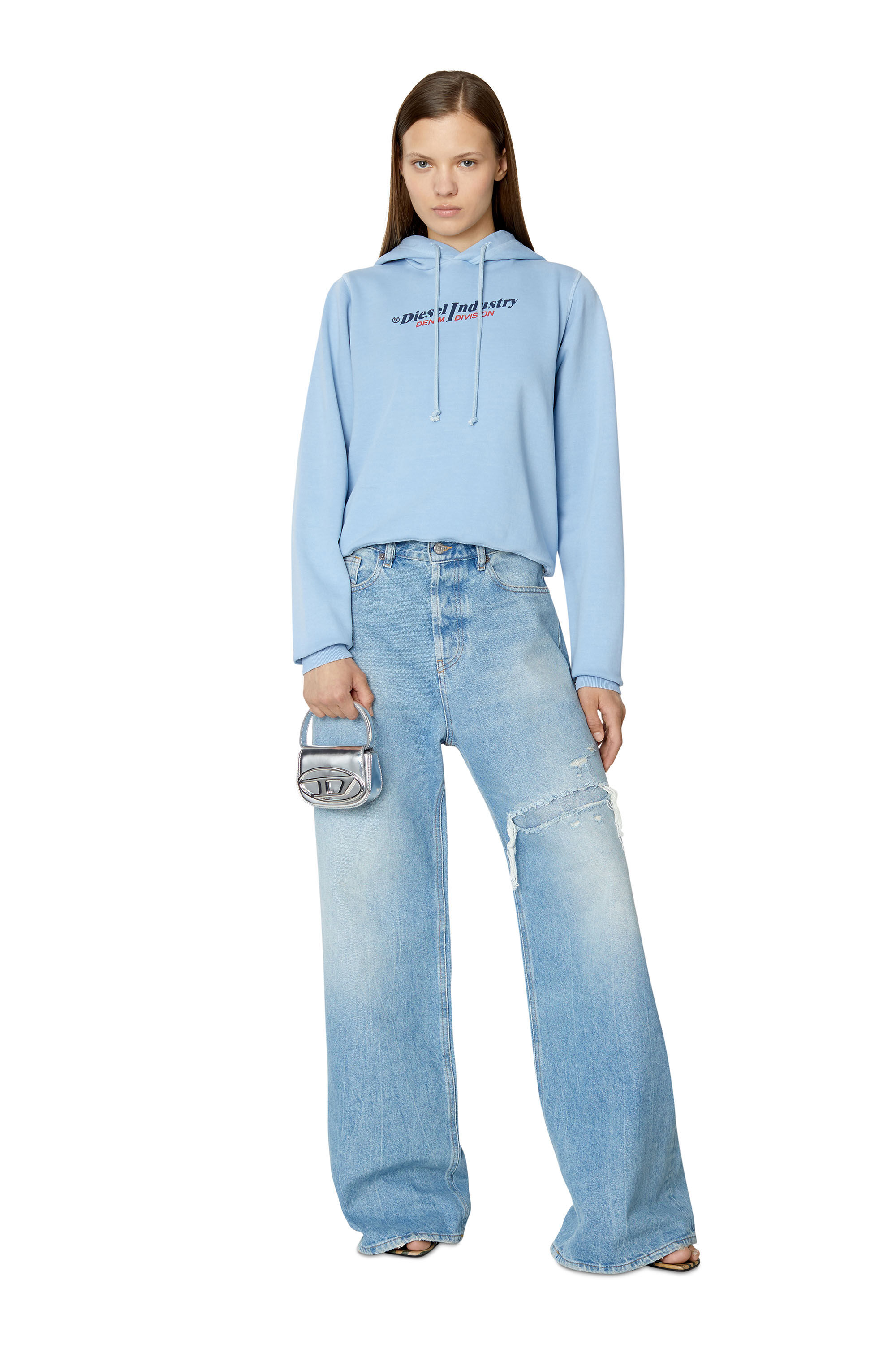 Diesel - F-REGGY-HOOD-IND, Blue - Image 1