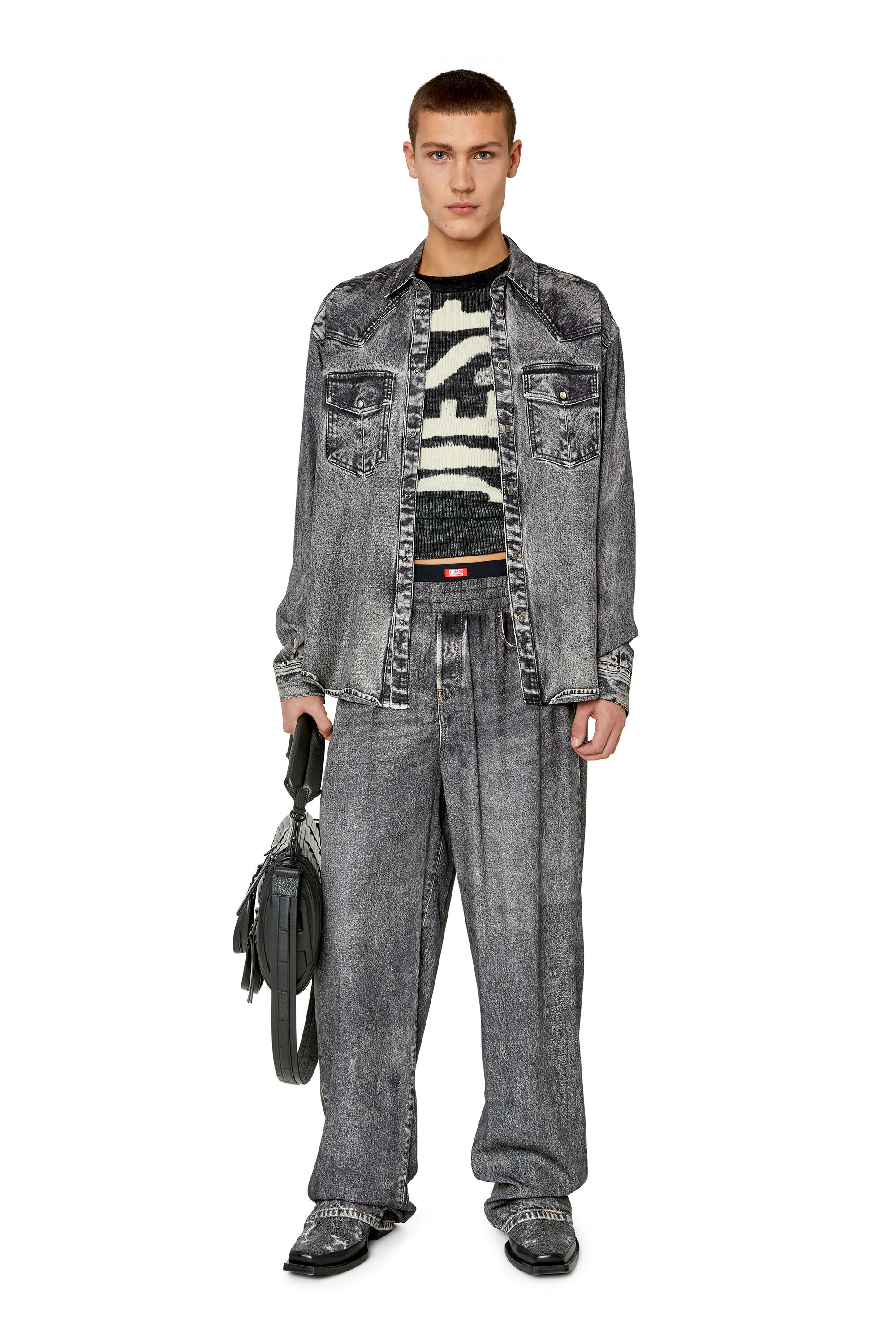 Diesel - S-GILS-DNM, Dark grey - Image 1