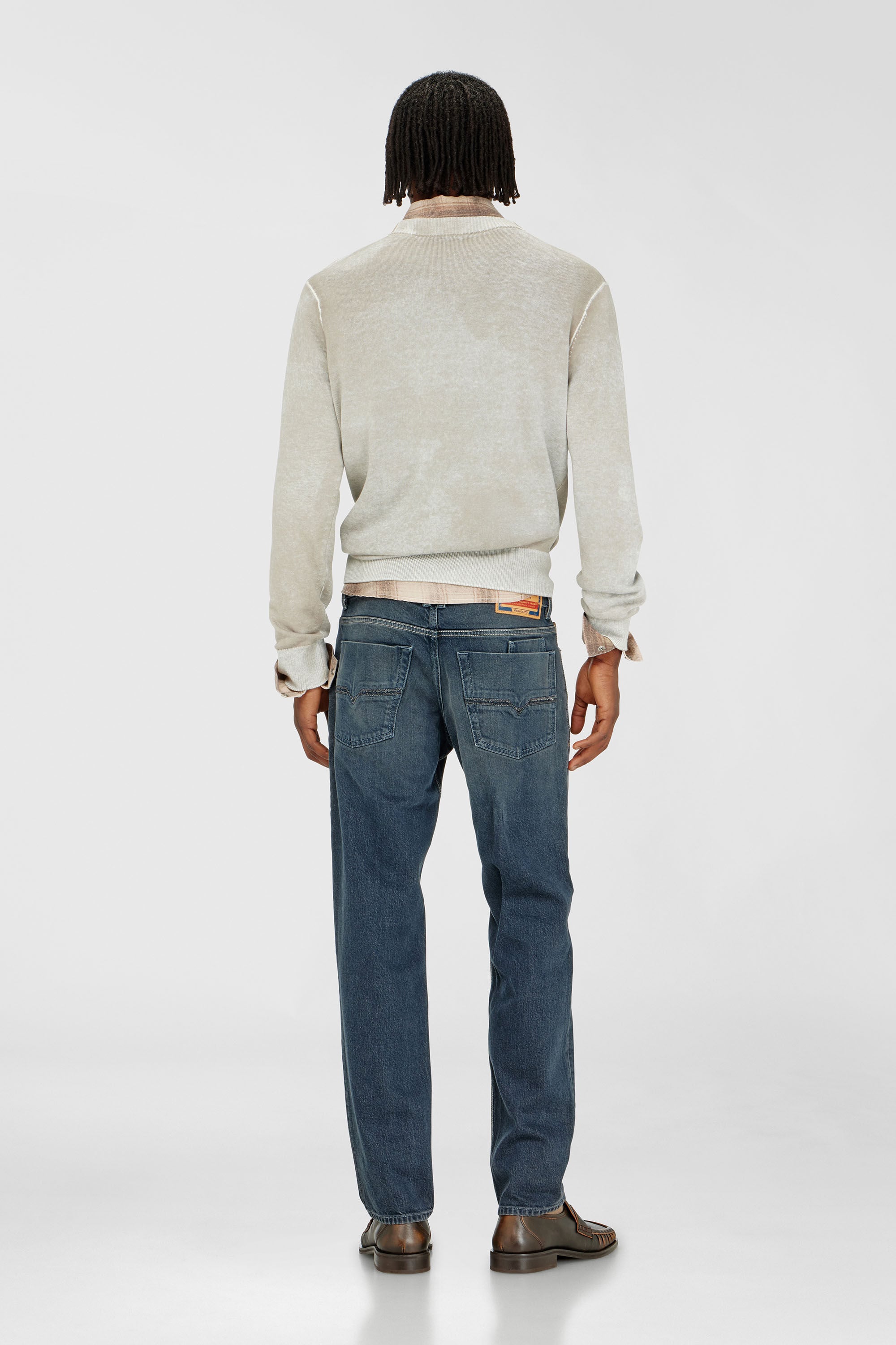 Diesel - Man's Regular Jeans 2023 D-Finitive 007GQ, Medium blue - 3