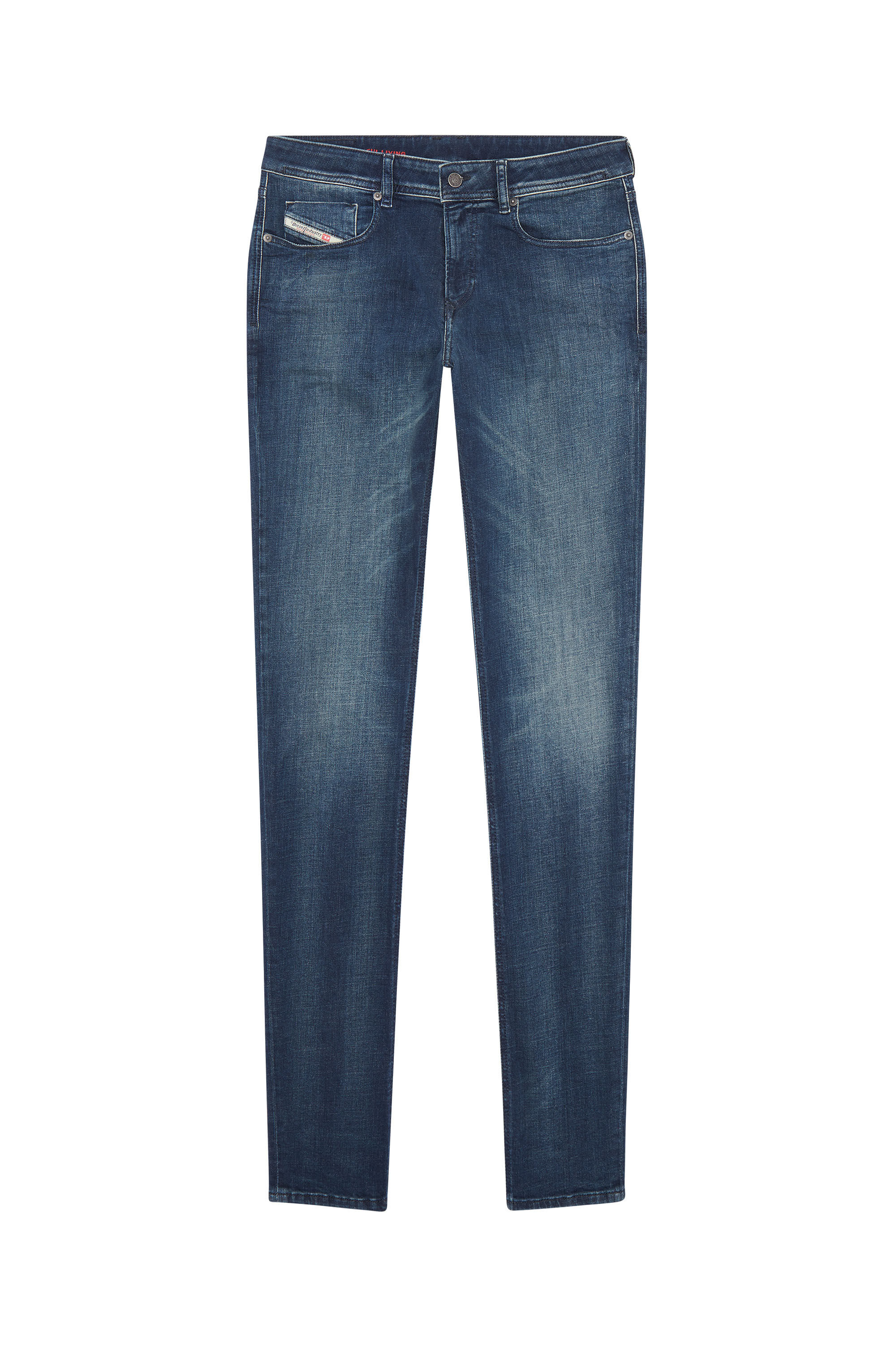 Diesel - Man's Skinny Jeans 1979 Sleenker 09F58, Dark Blue - 2