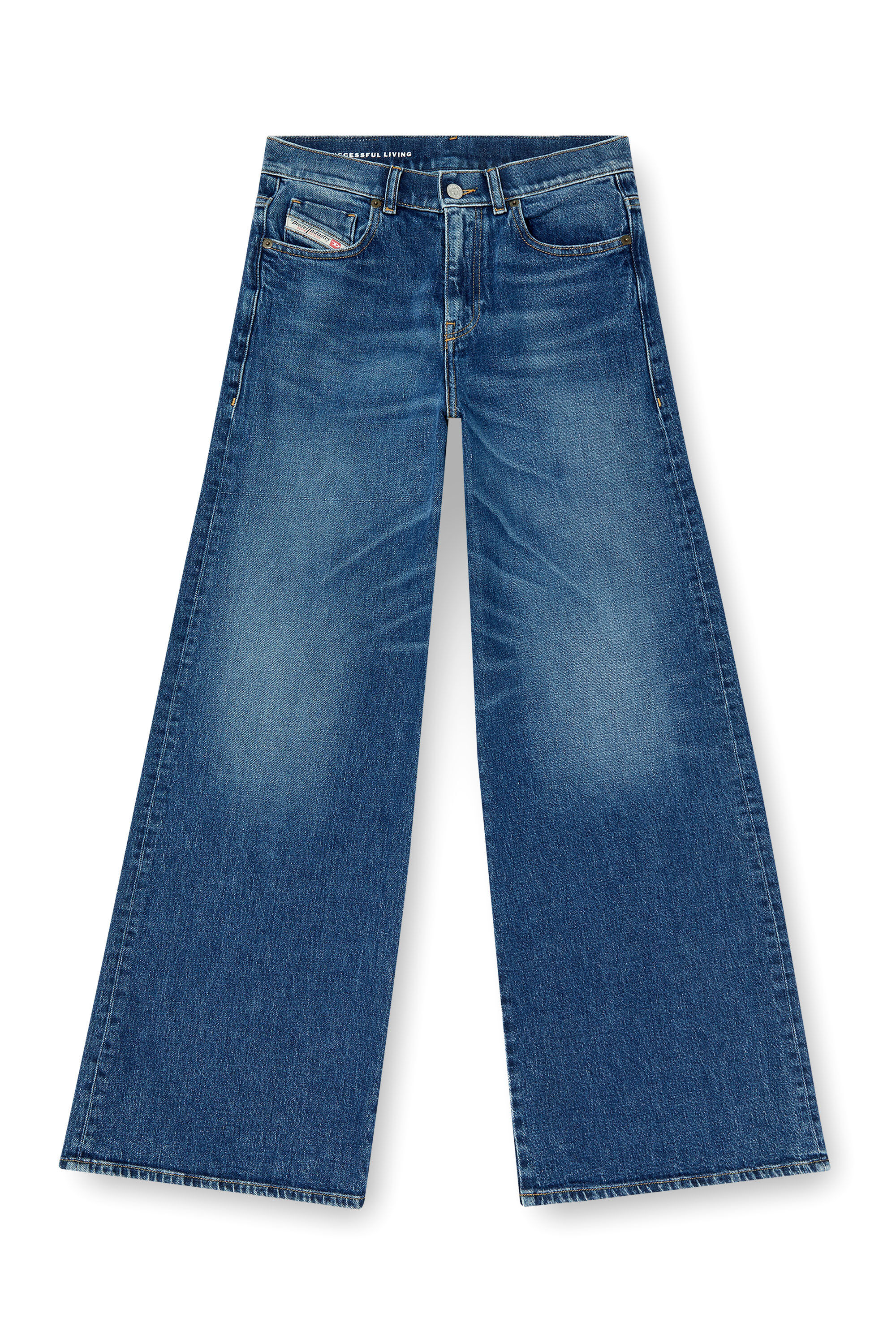 Diesel - Woman's Flare Jeans 1978 D-Akemi 09L21, Medium blue - 6