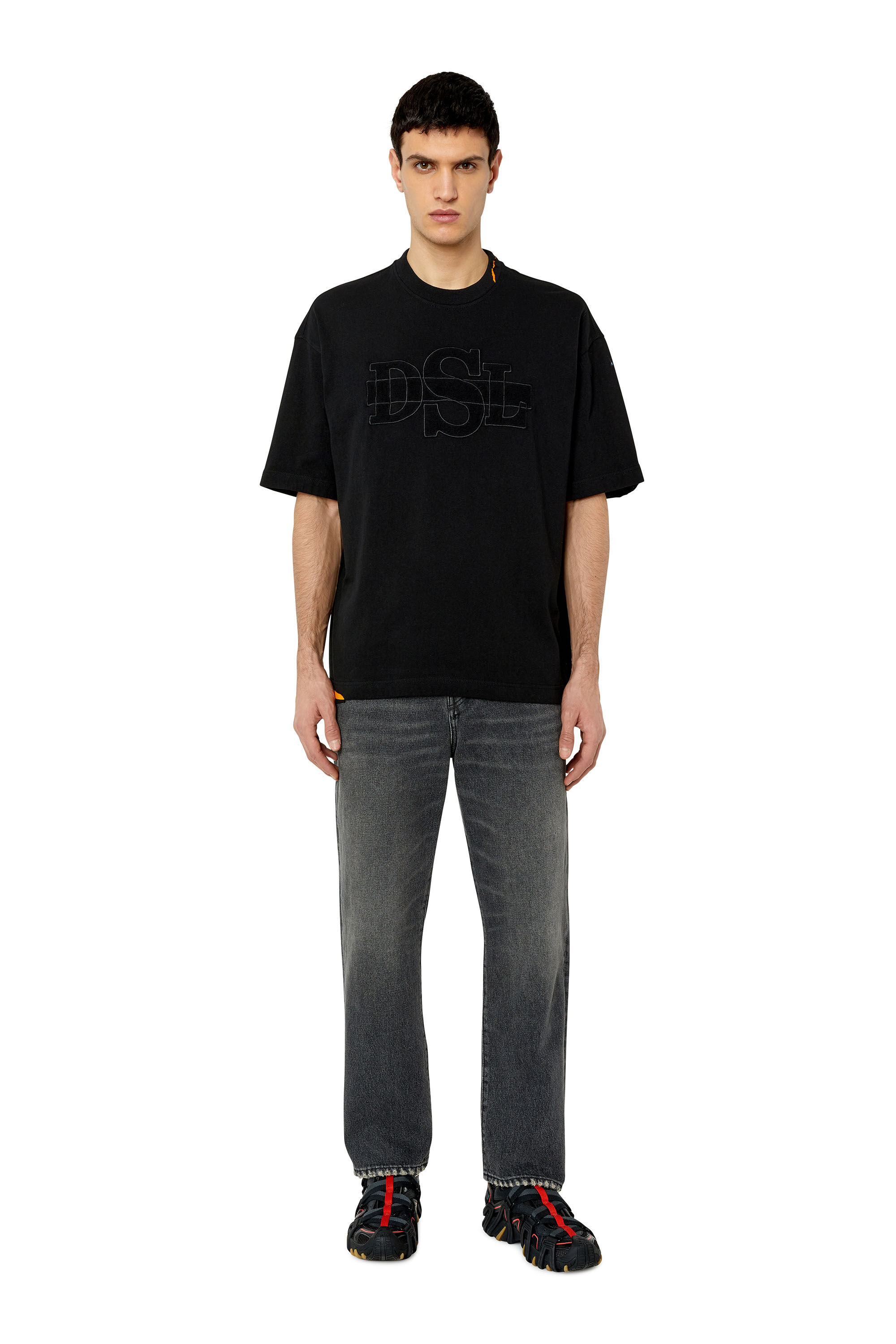 Diesel - T-WASHROT, Black - Image 1