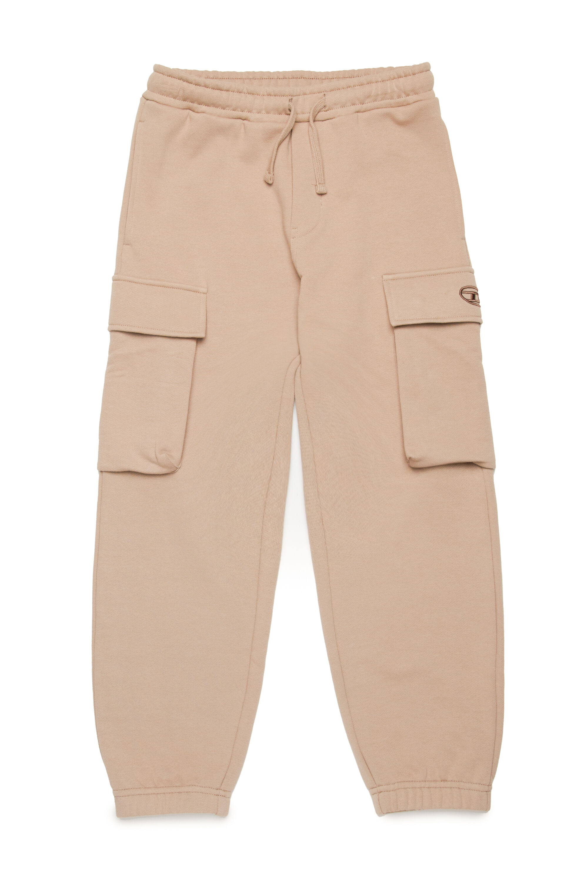 Diesel - PLEKO, Man's Track pants with cargo pockets in Light Brown - 1