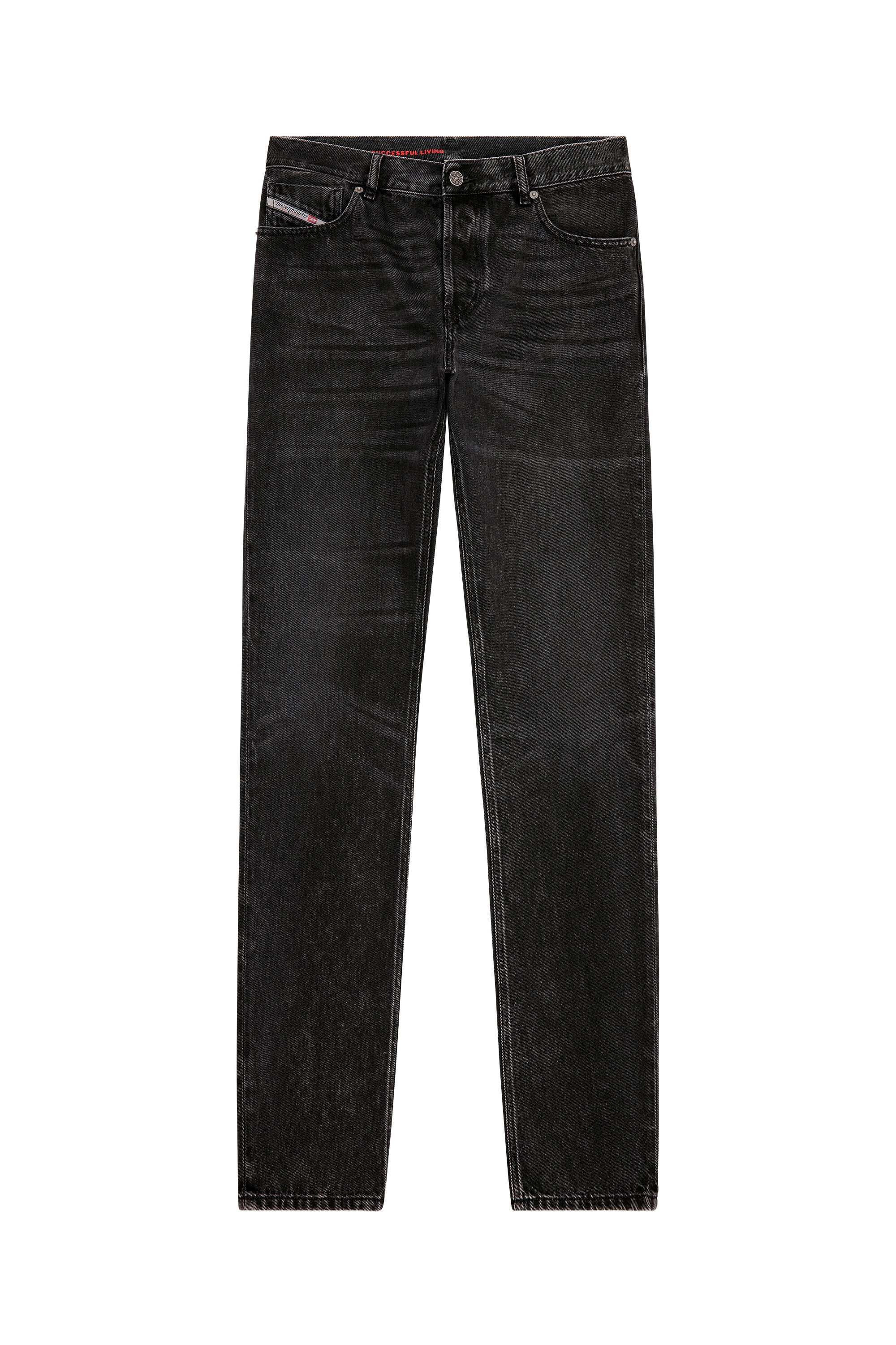 Diesel - Straight Jeans 1995 D-Sark 09B88, Black/Dark grey - Image 2