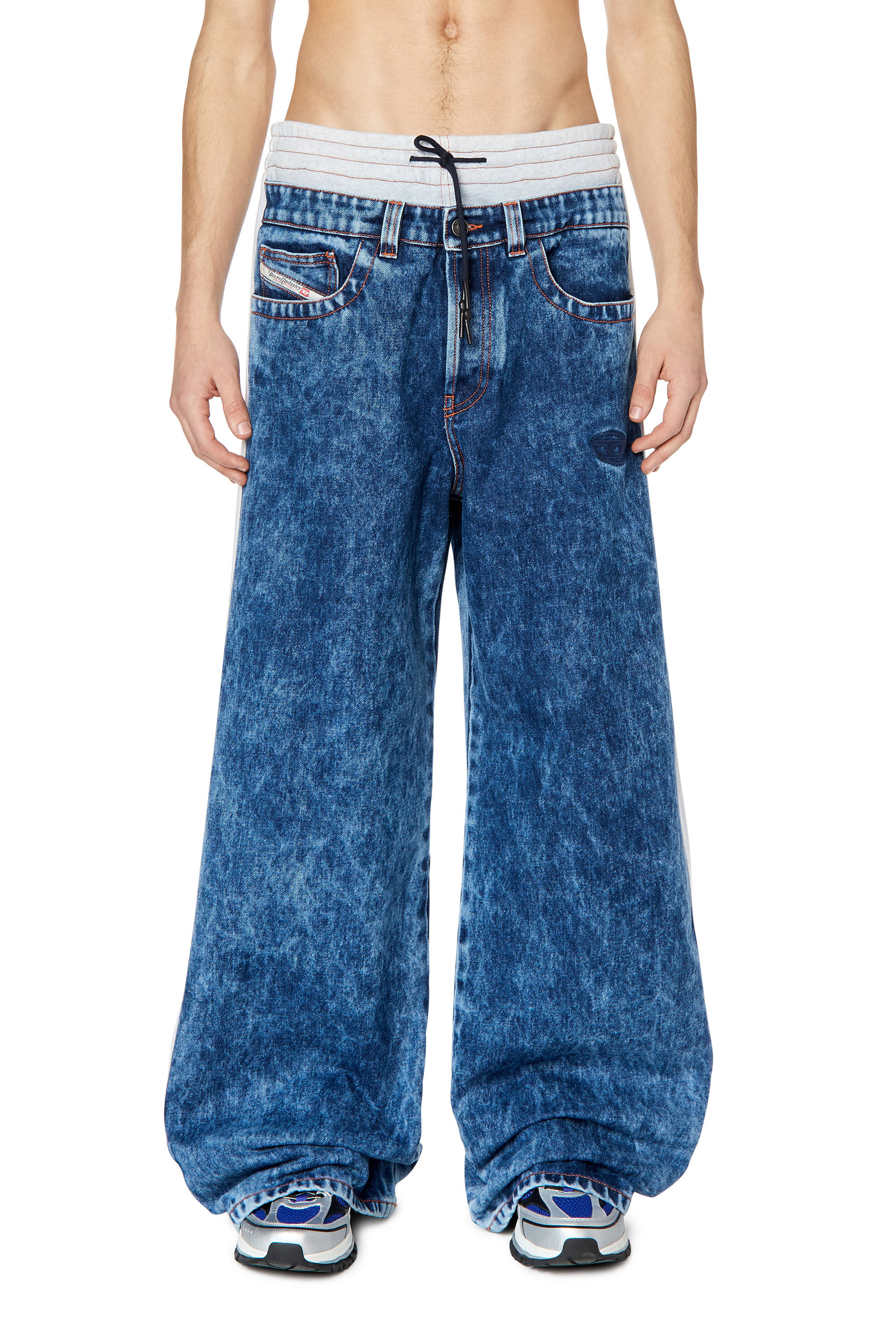 Diesel - D-Seri 0EMAW Straight Jeans, Medium blue - Image 3