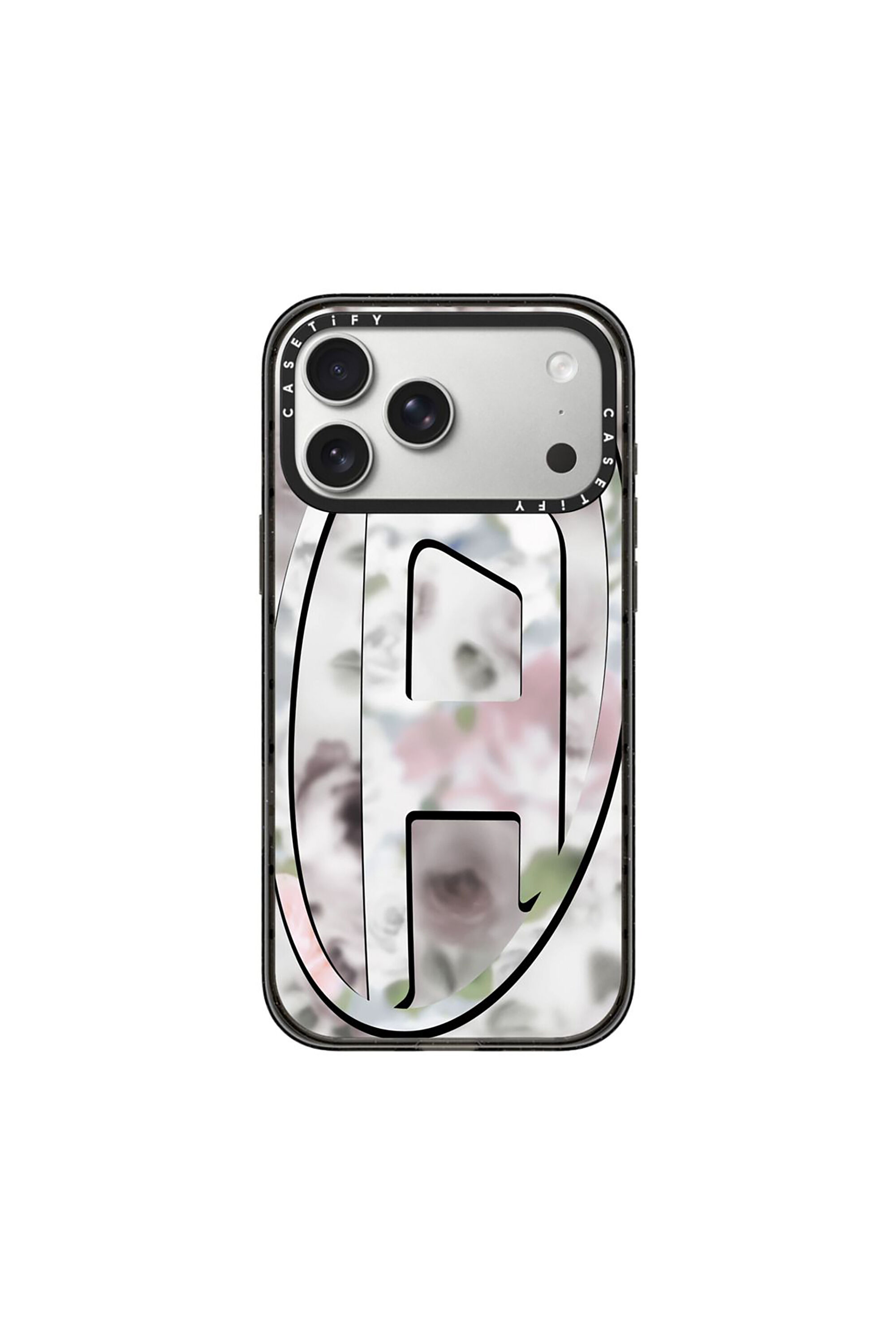 Diesel - 60527 MOULDED CASE, Unisex's Oval D impact case for iPhone 17 Pro Max in Black/Pink - 1
