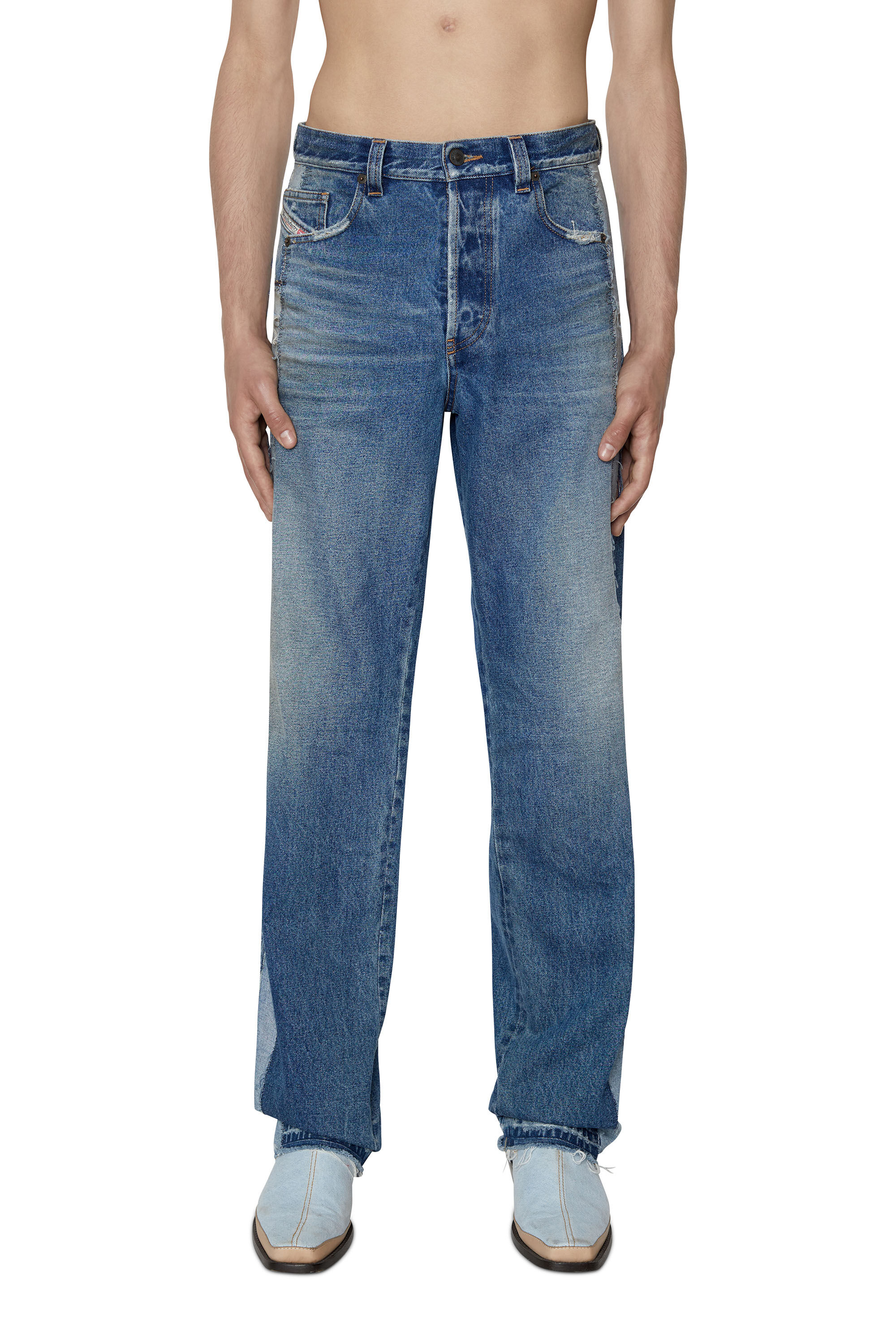 Diesel - 2010 D-Macs 09E23 Straight Jeans, Medium blue - Image 3