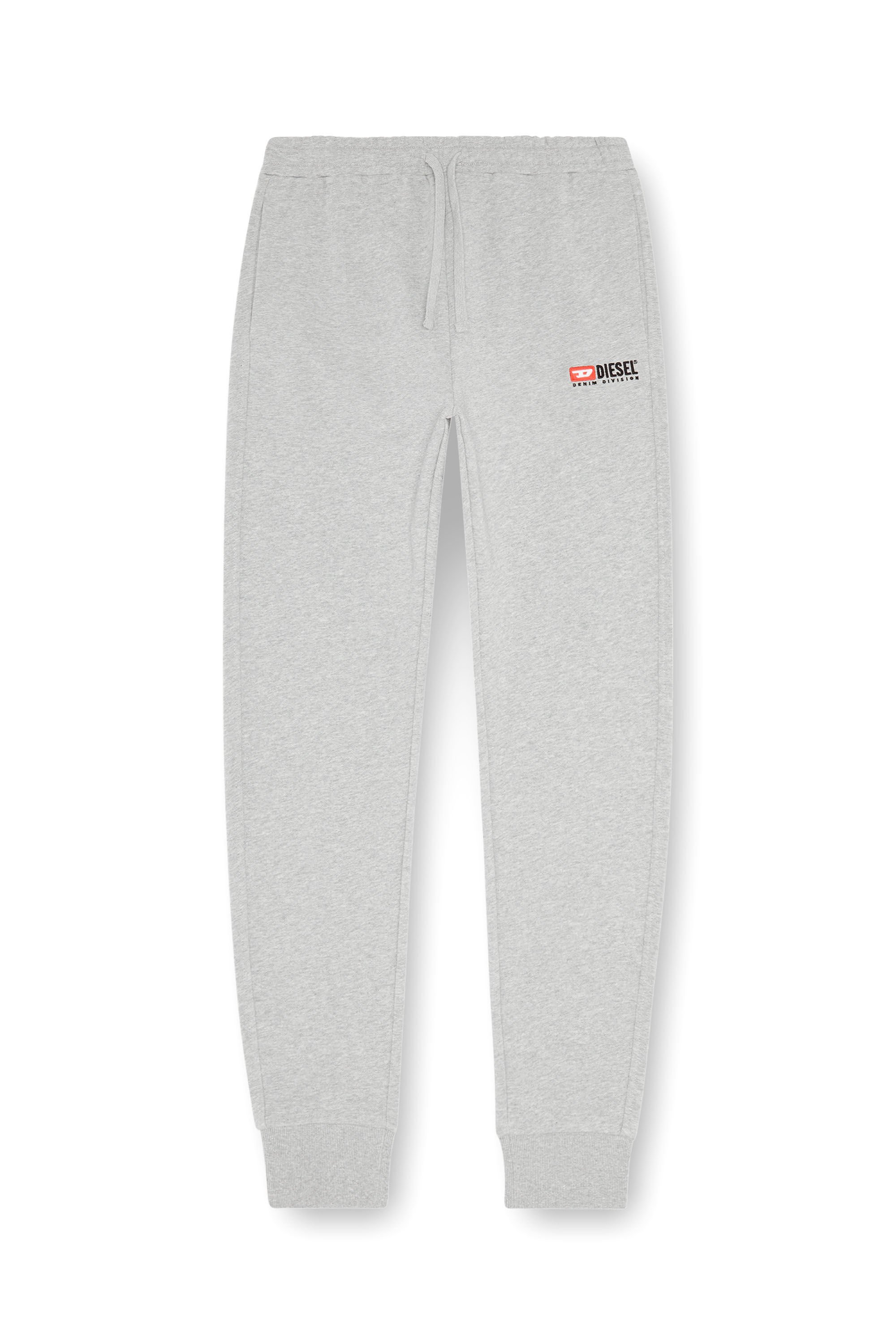 Diesel - P-TARY-DIV, Man Track pants with embroidered logo in Grey - Image 2