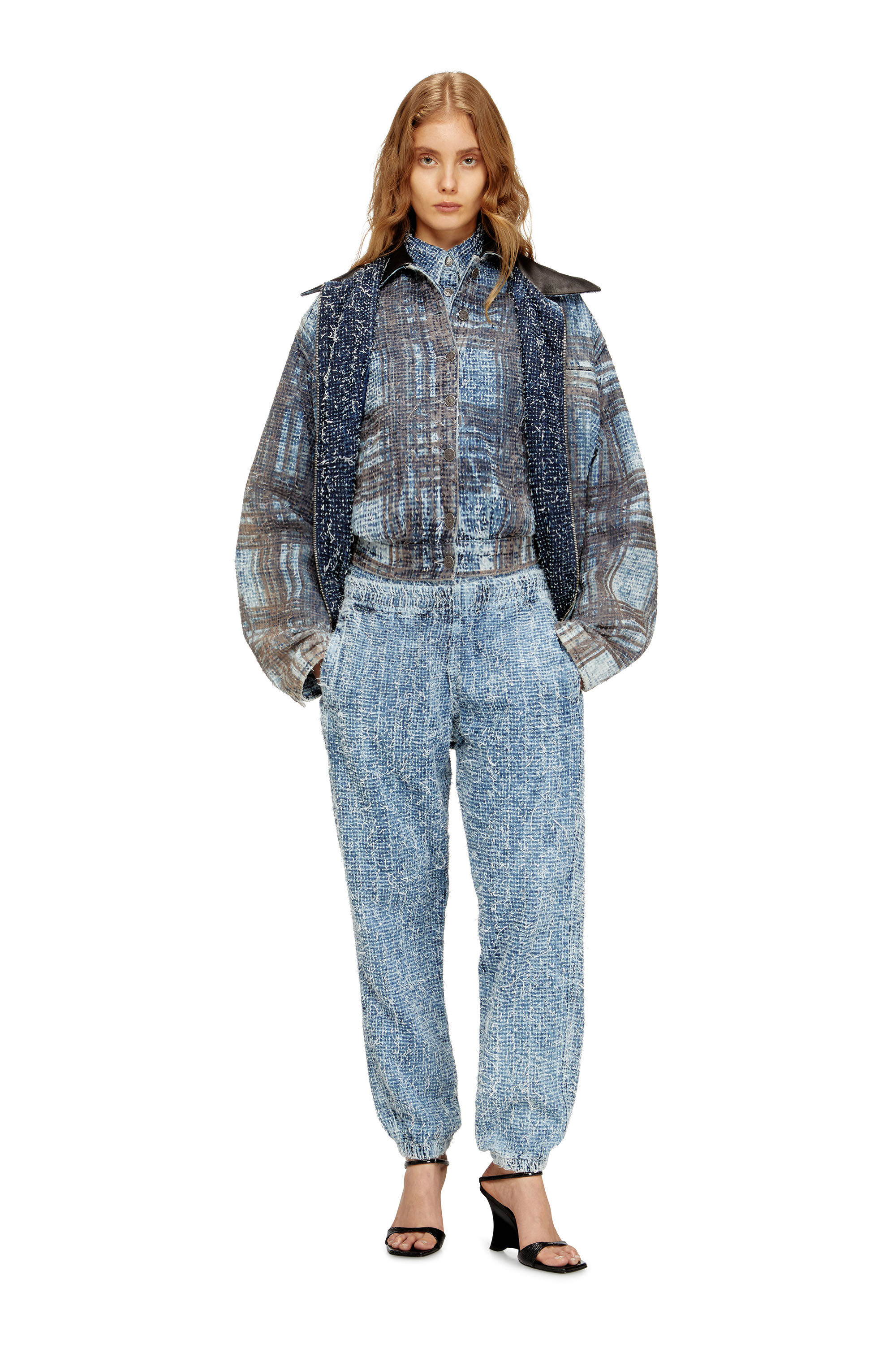 Diesel - Unisex's Slim Jeans D-Labb 0ADCI, Light Blue - 1