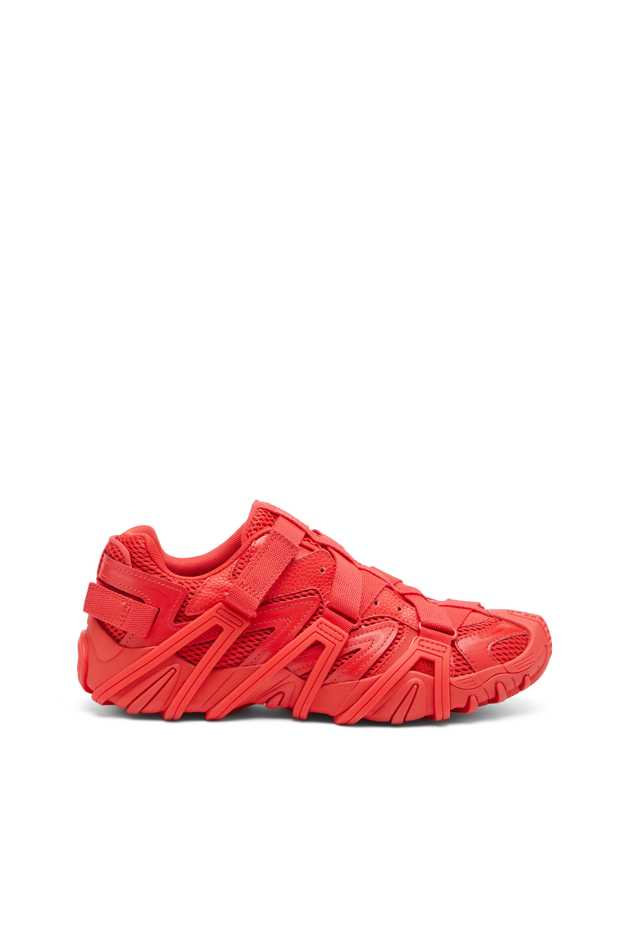 S PROTOTYPE CR Man Caged sneakers in mesh and leather Diesel