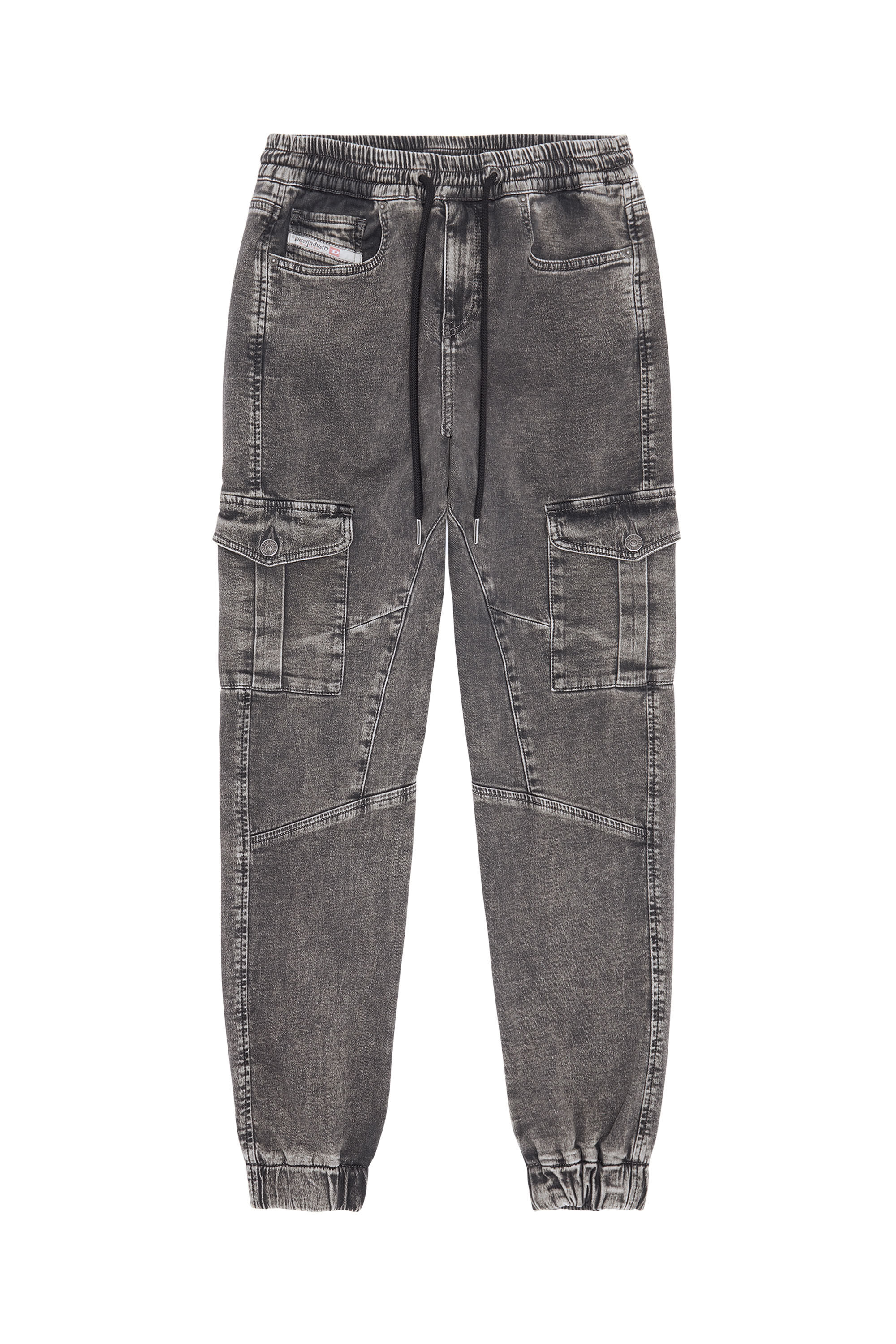 Diesel - Slim D-Ursy Track Denim 069ZF, Black/Dark grey - Image 2