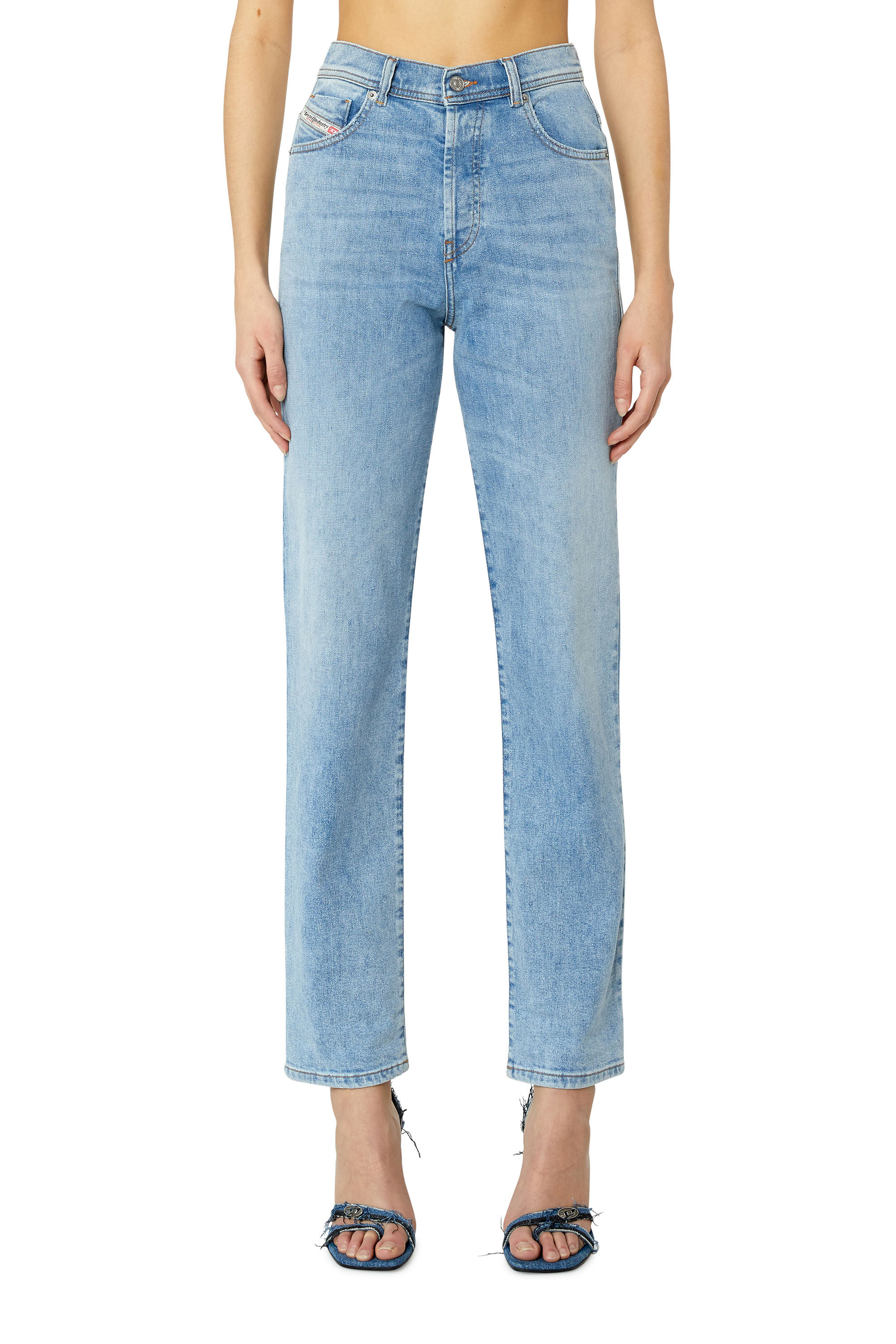 Diesel - Straight Jeans 1956 D-Tulip 09F41, Light Blue - Image 3