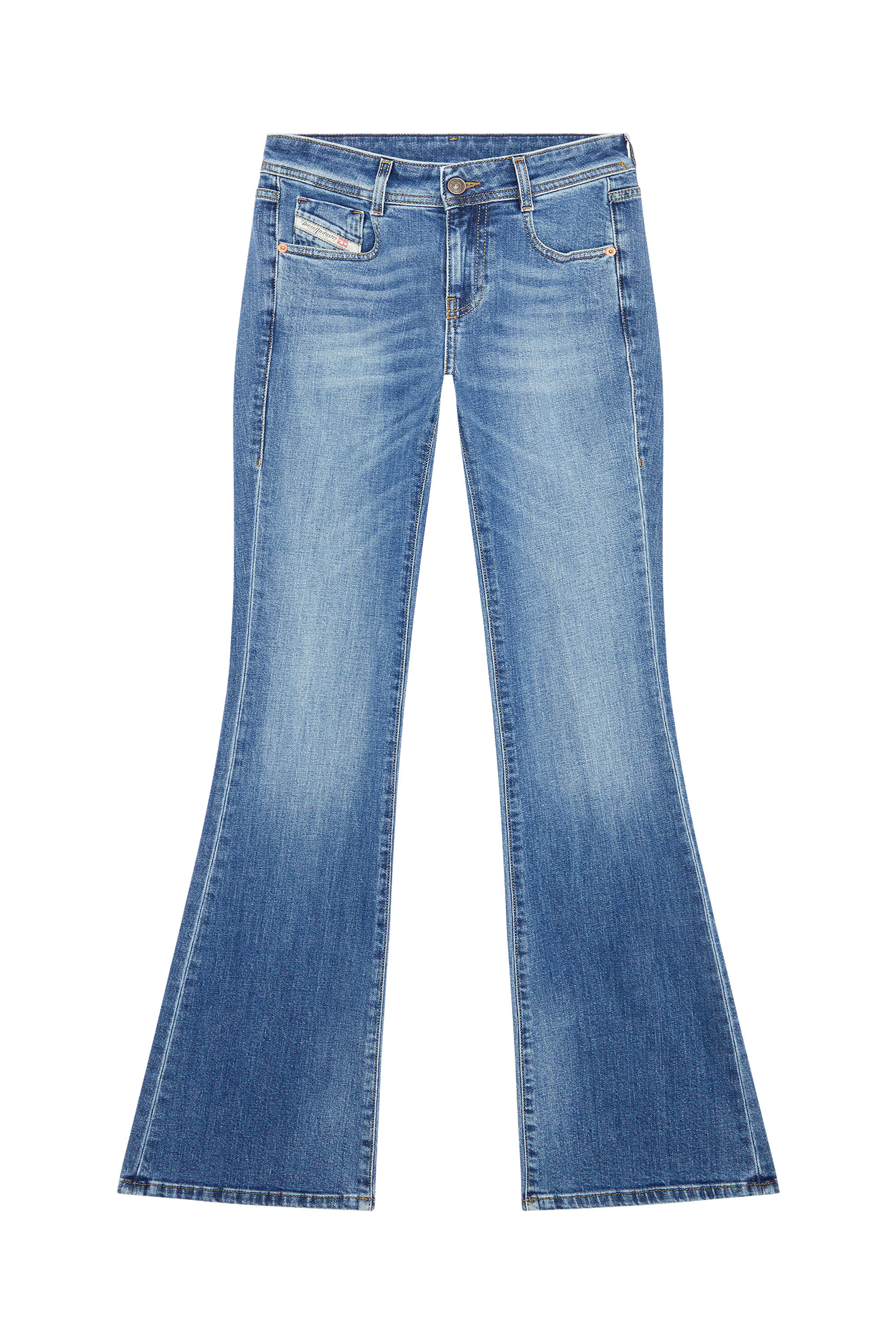 Diesel - 1969 D-Ebbey E86AM Bootcut and Flare Jeans, Medium blue - Image 2