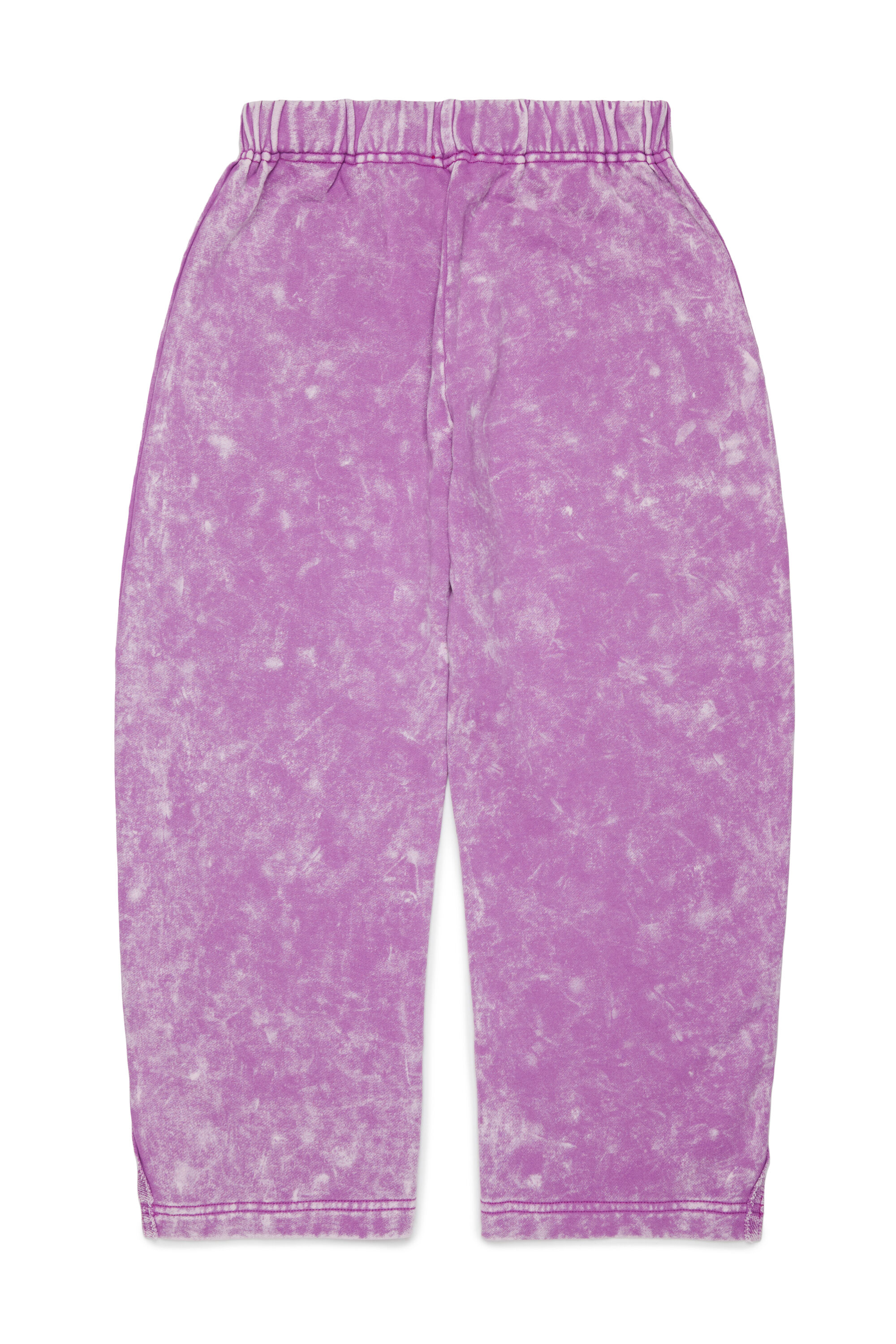 Diesel - PLOXY, Woman's Cotton sweatpants with marbled effect in Violet - 2
