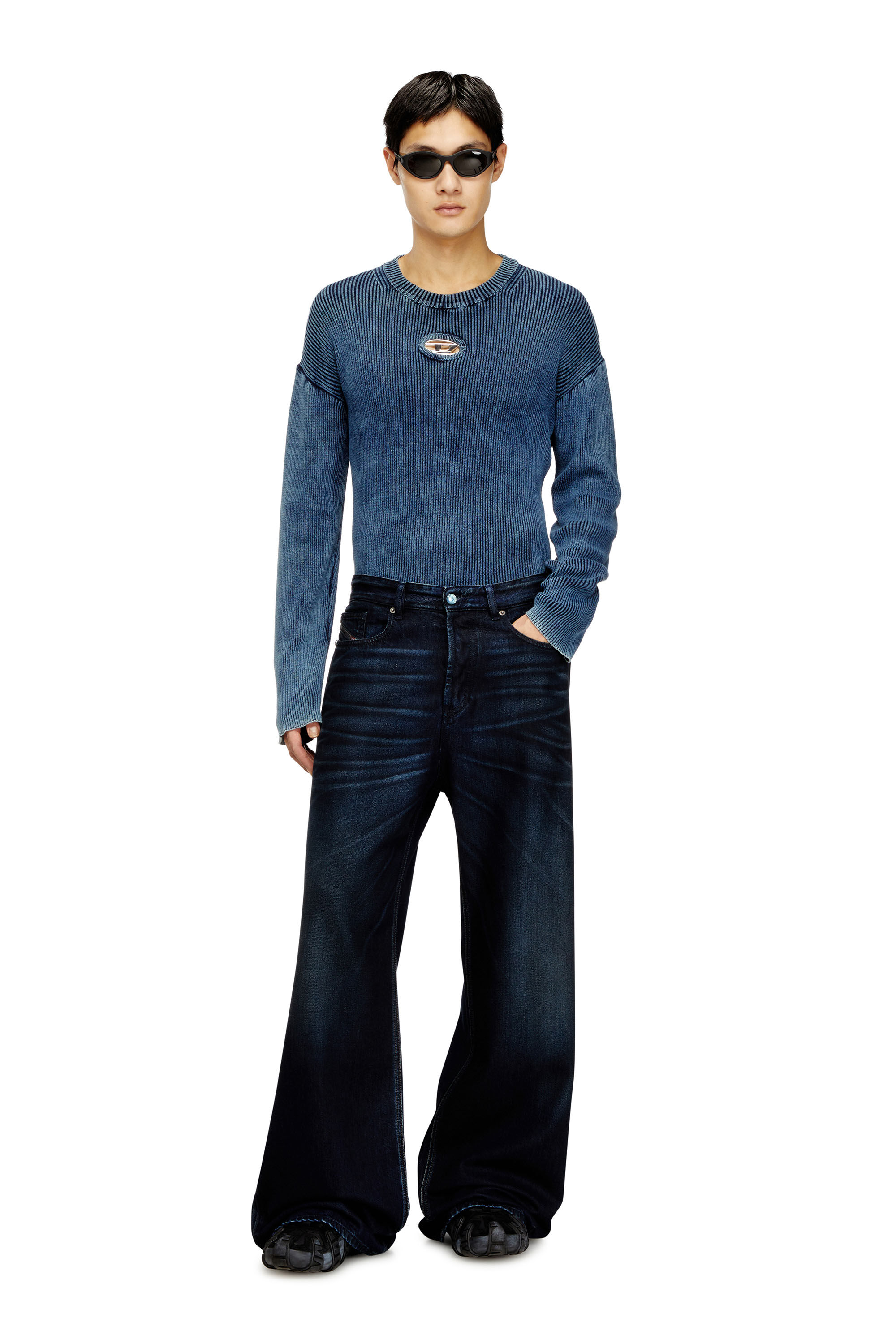 Men's Relaxed Jeans | Dark Blue | Diesel D-Rise