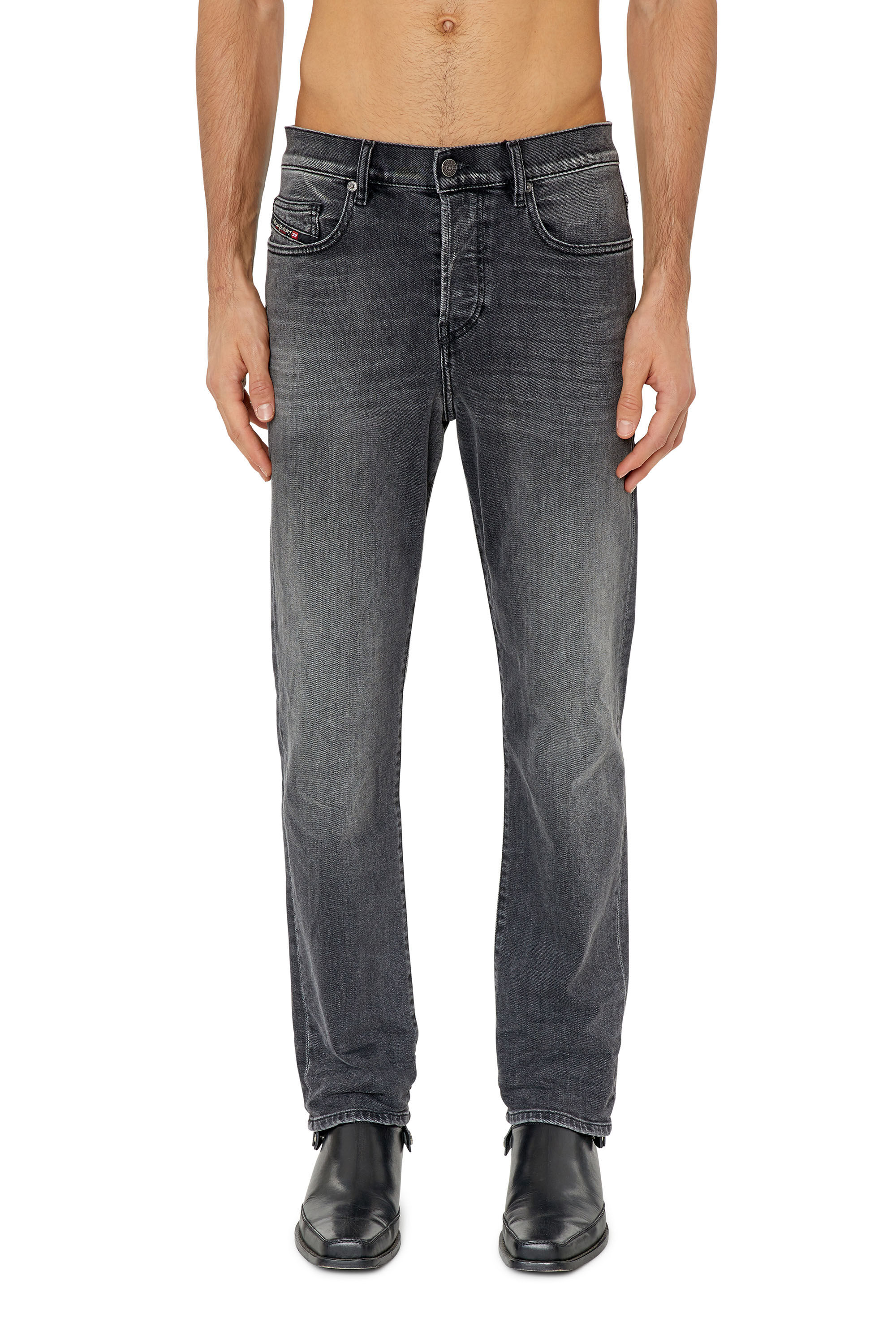 Diesel - Straight Jeans 2020 D-Viker 09E94, Black/Dark grey - Image 3