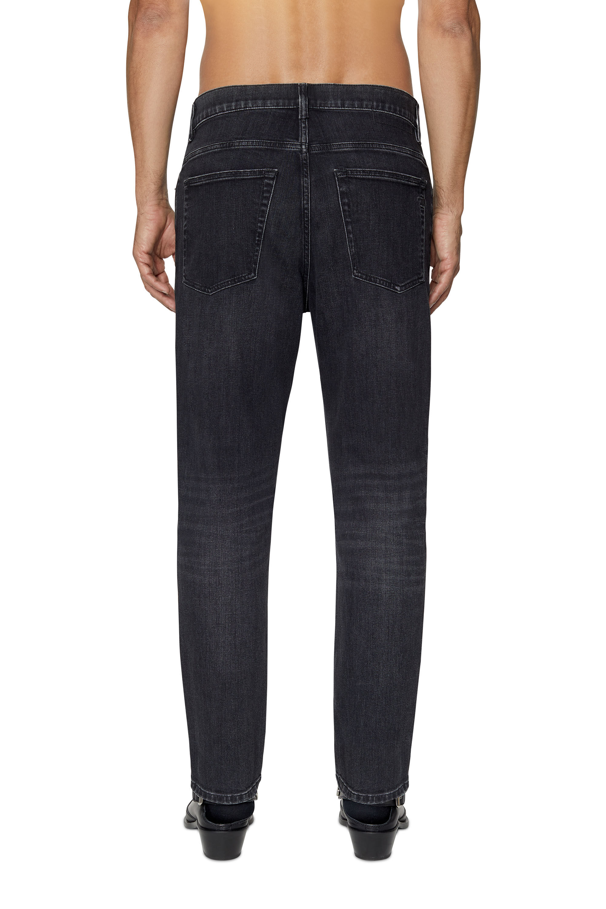 Diesel - 2005 D-Fining 09B83 Tapered Jeans, Black/Dark grey - Image 4