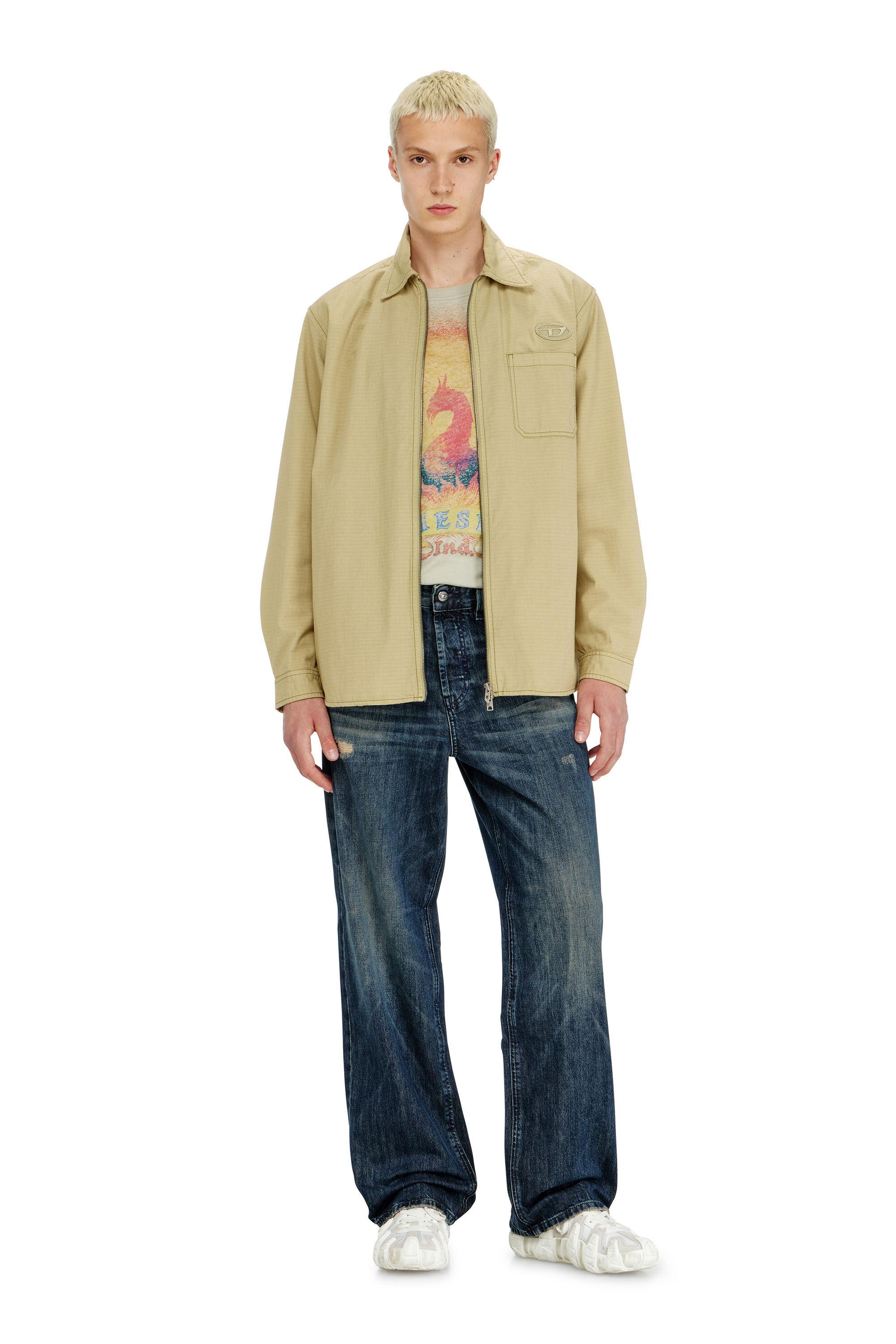 Men's Relaxed Jeans | Dark Blue | Diesel 2001 D-Macro