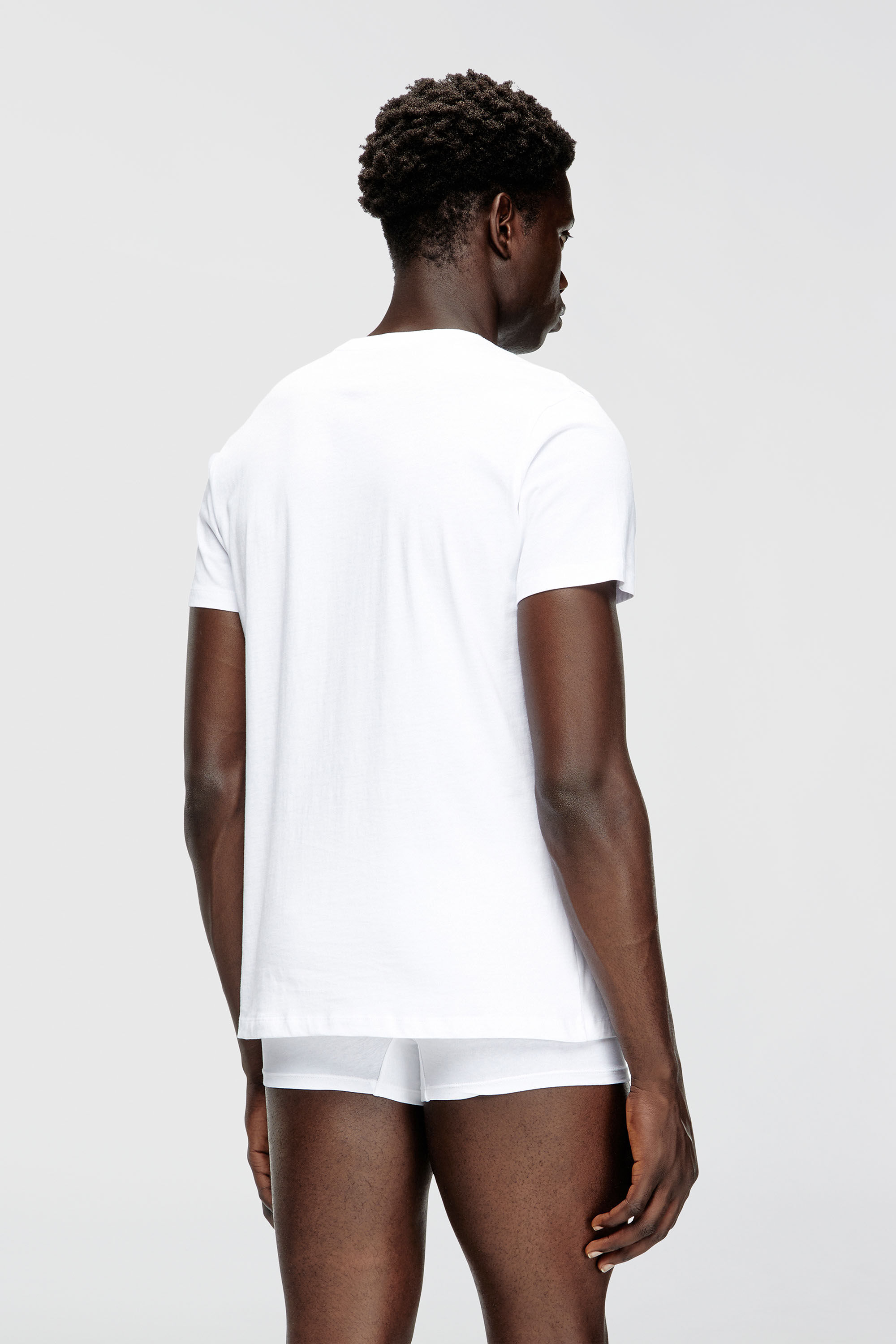 Diesel - RANDAL-D-BOX-3PACK, Man's Three-pack of T-shirts in White - 4