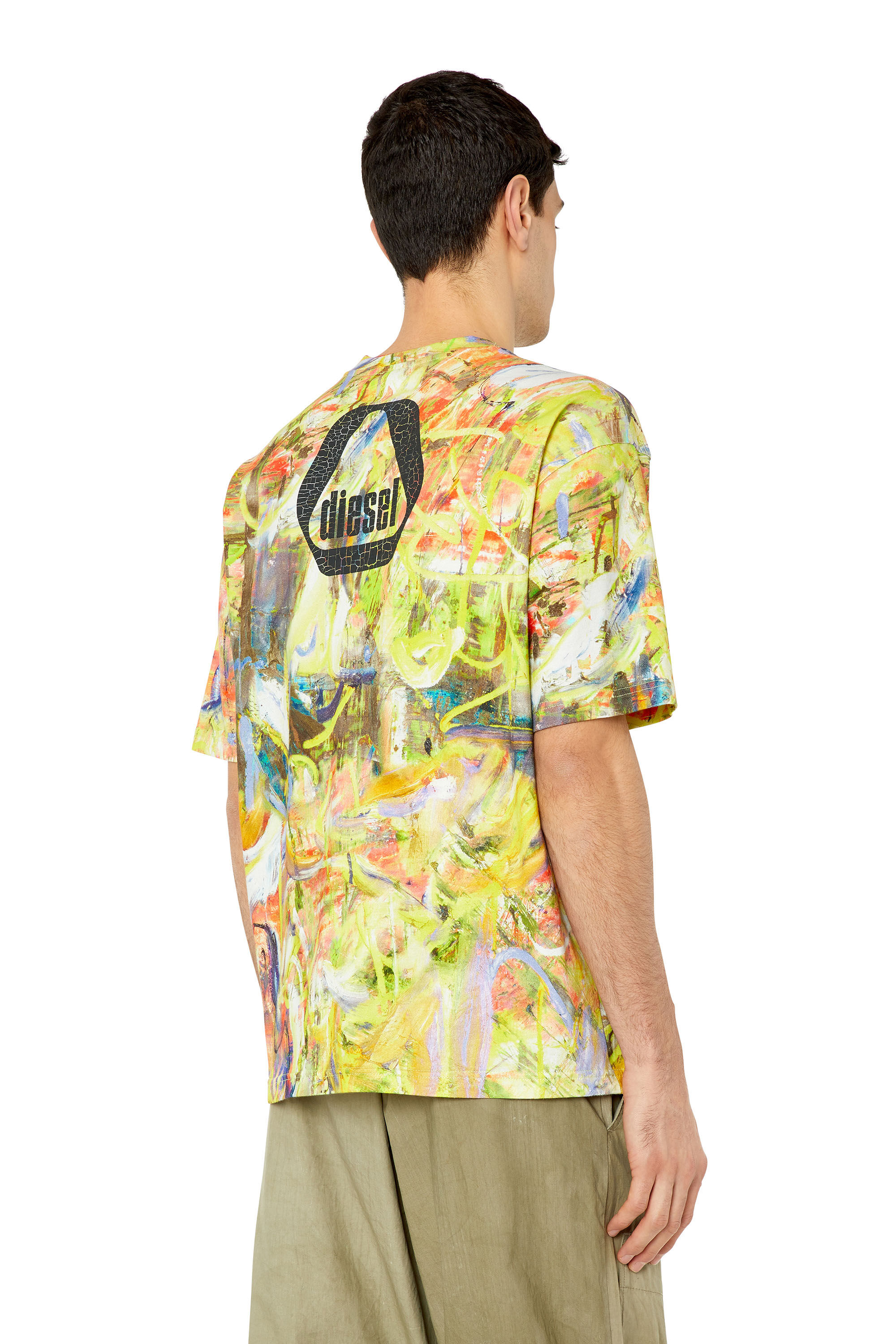 Diesel - T-WASH-G8, White/Yellow - Image 4