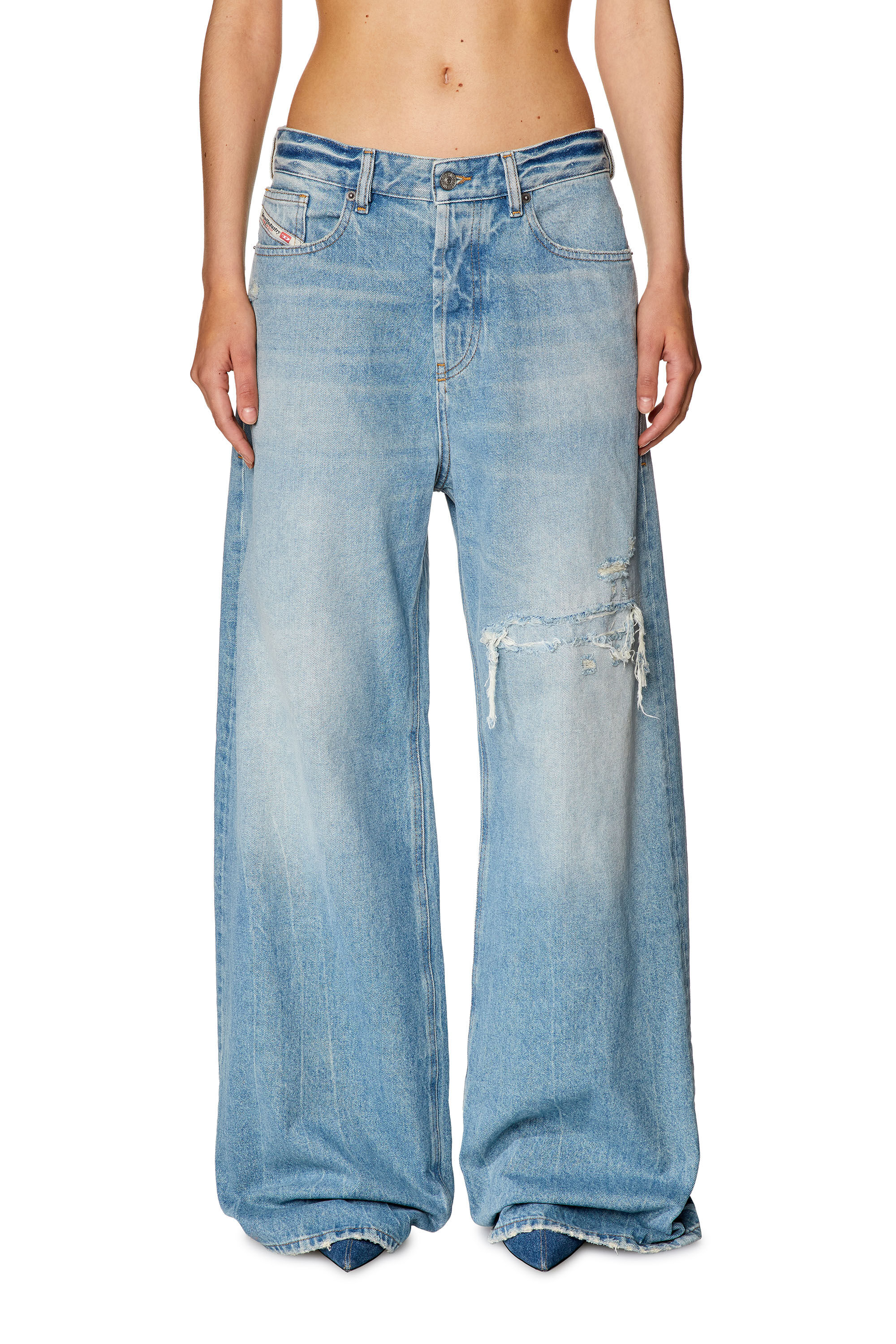 Diesel - 1996 D-Sire 09E25 Straight Jeans, Light Blue - Image 3