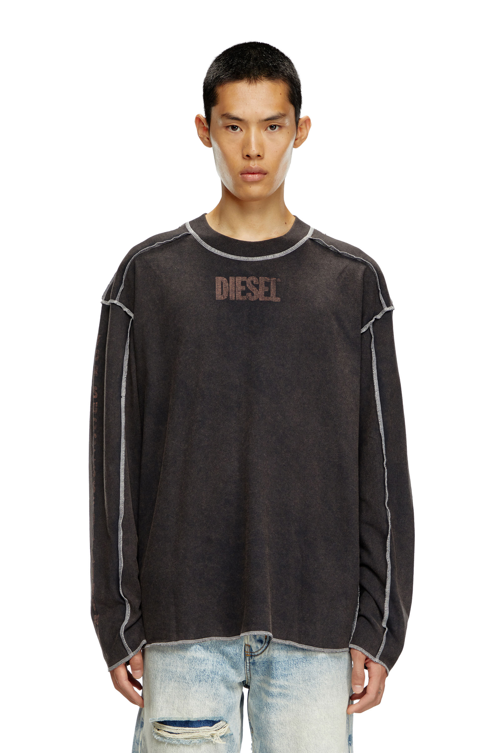 Diesel - T-CRAOR-LS, Dark grey - Image 6