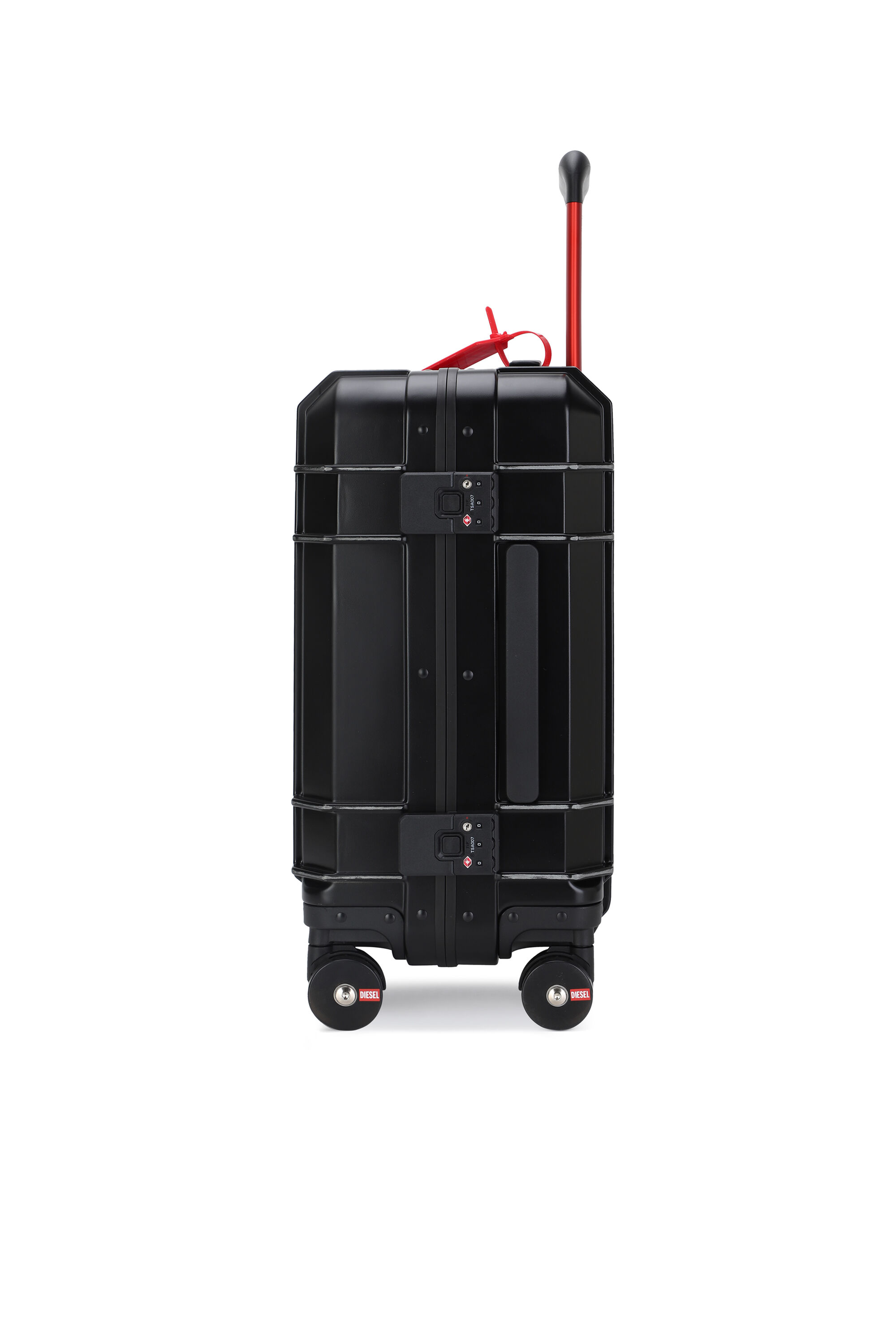 Diesel - DIESEL PC STRONG IMAGE TROLLEY- DSL003, Unisex's Rugged carry‑on suitcase 20" in Black - 3