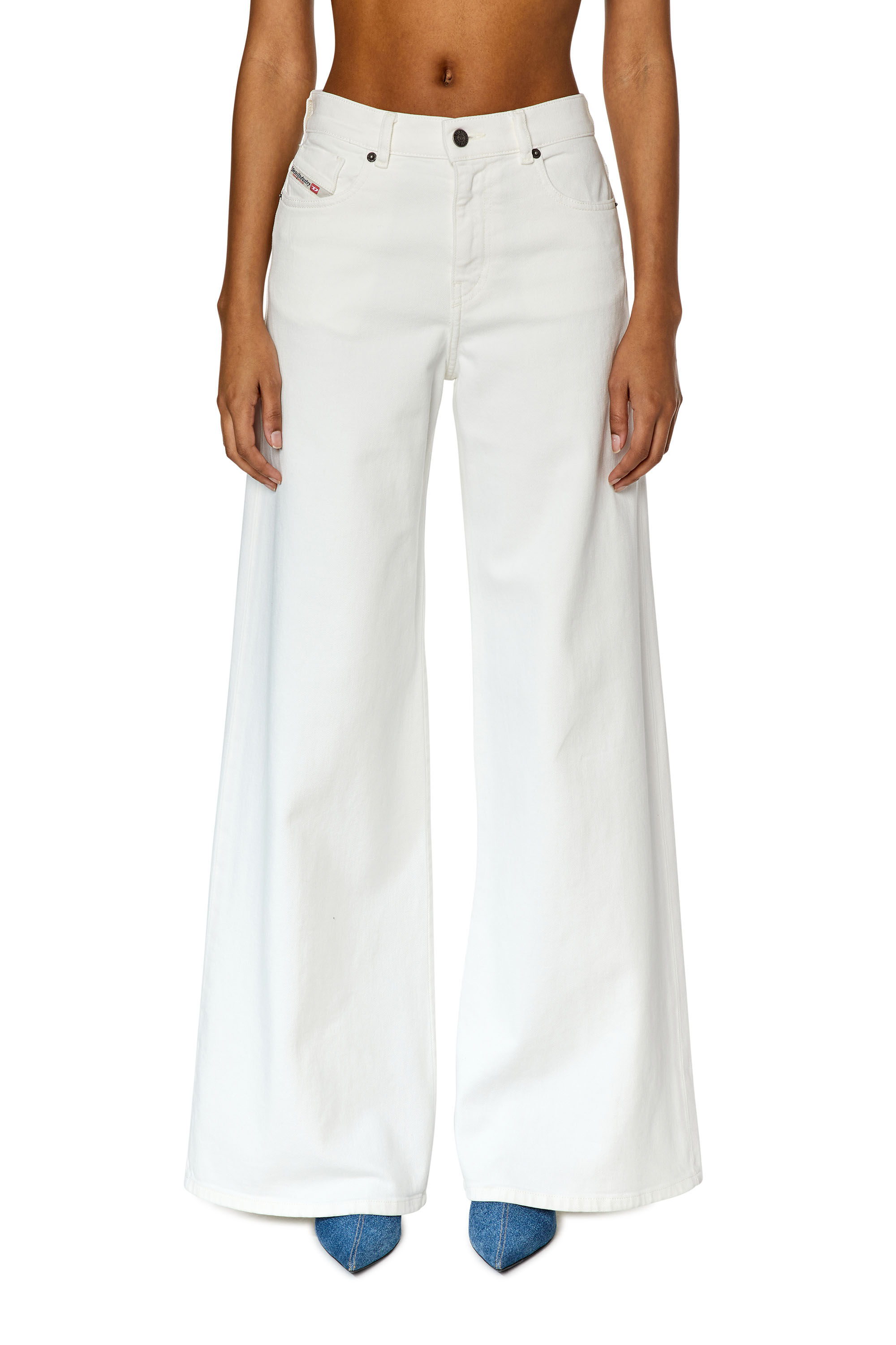 Diesel - Bootcut and Flare Jeans 1978 D-Akemi 09D63, White - Image 3