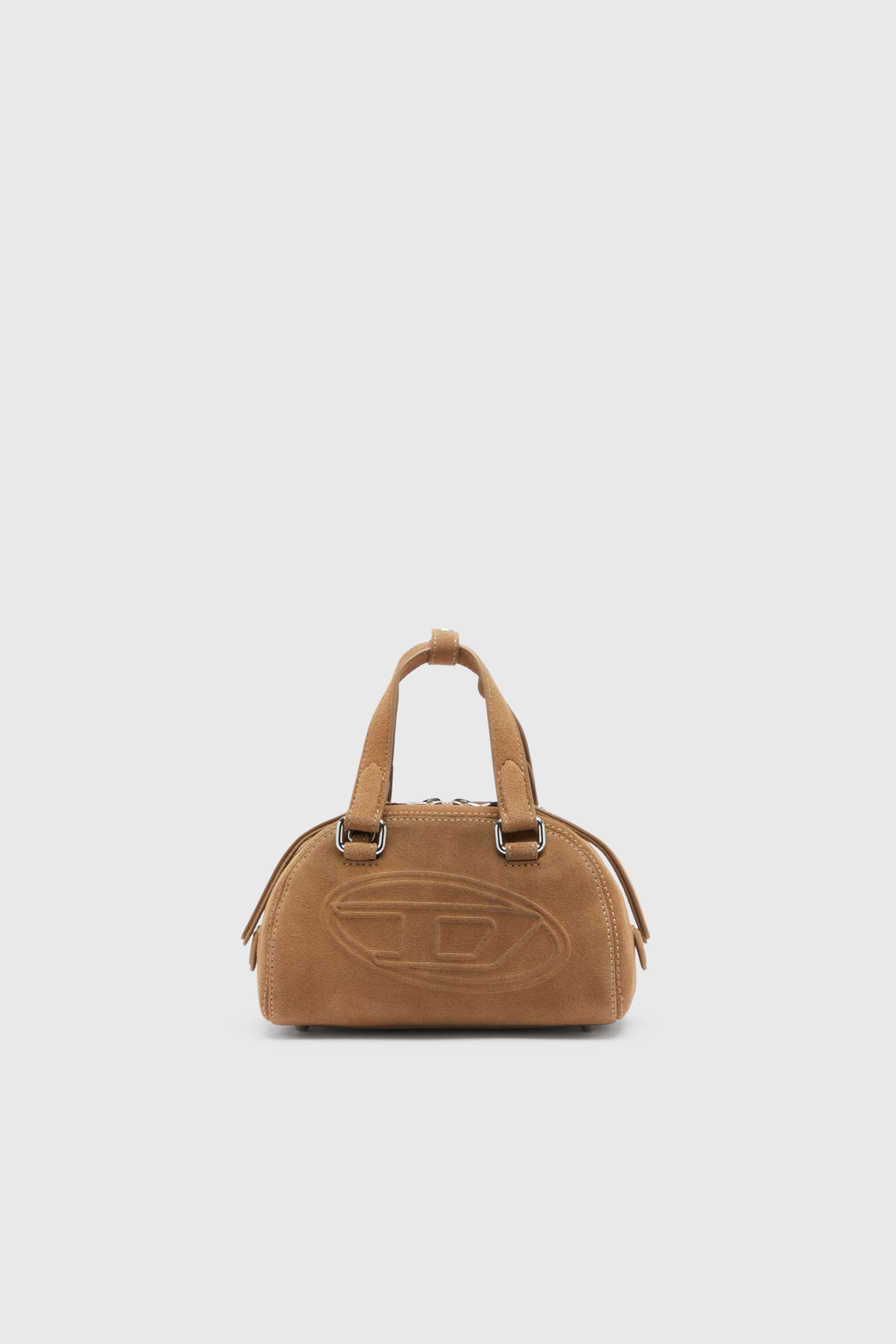 Diesel - 1DR DOME CROSSBODY, Unisex's 1DR Dome-Suede small bowling bag in Beige - 2